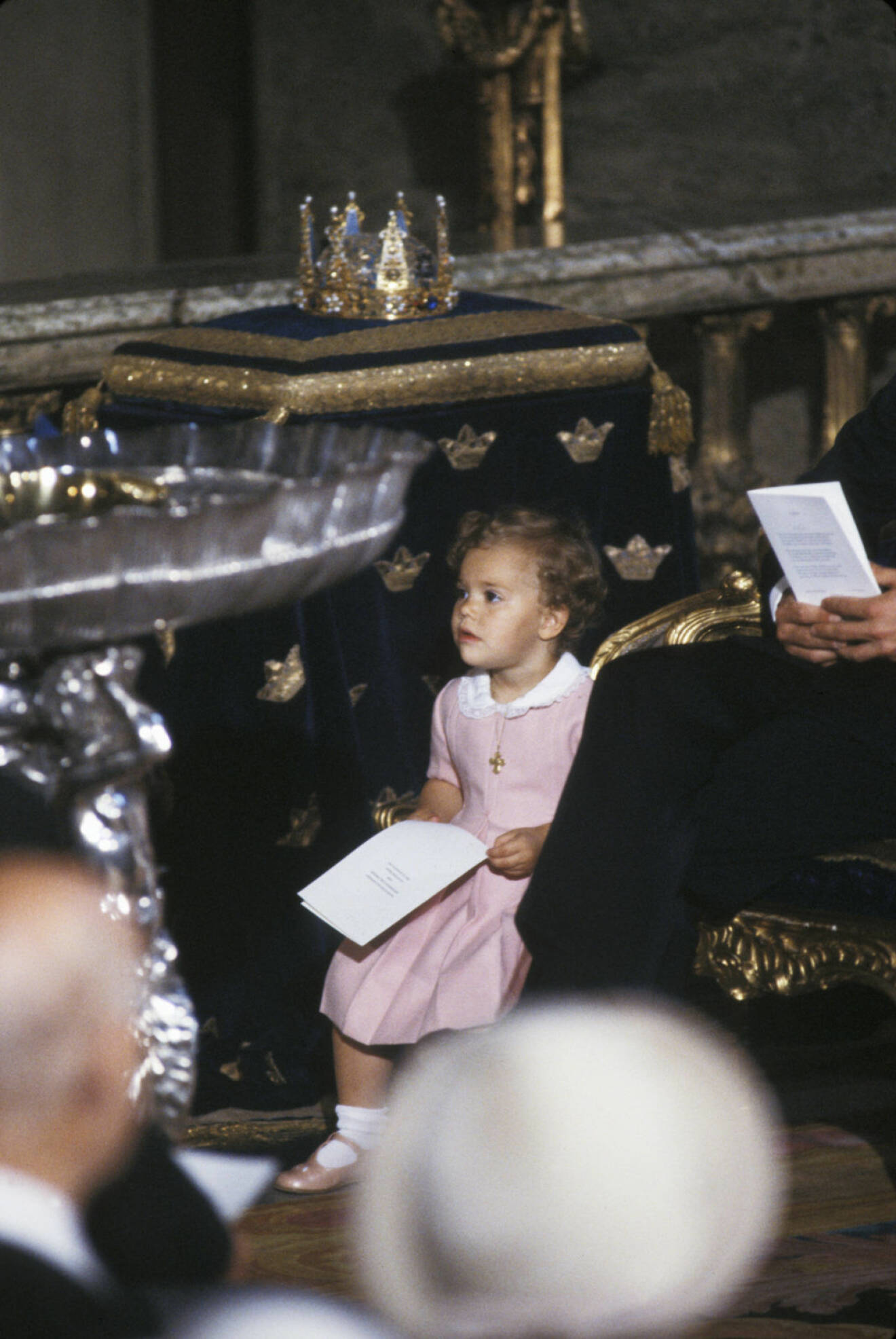 Kronprinsessan Victoria på Carl Philips dop 1979