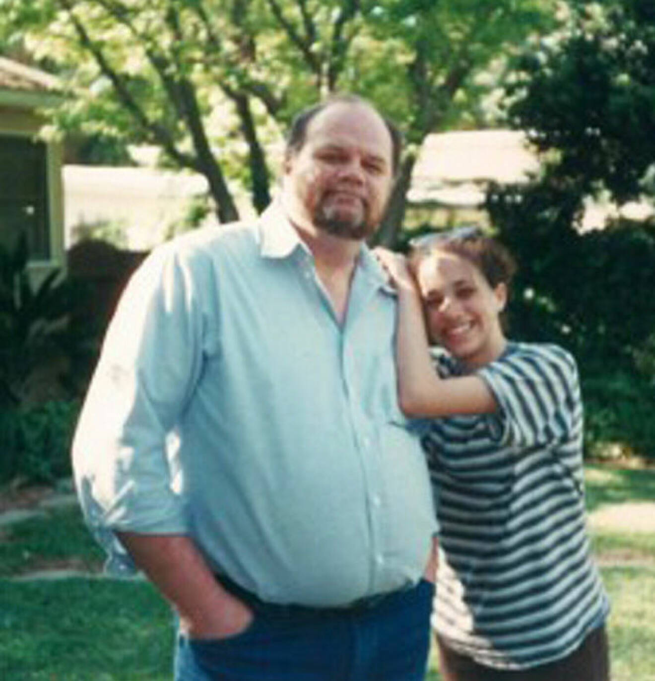Thomas W. Markle med dottern Meghan Markle.