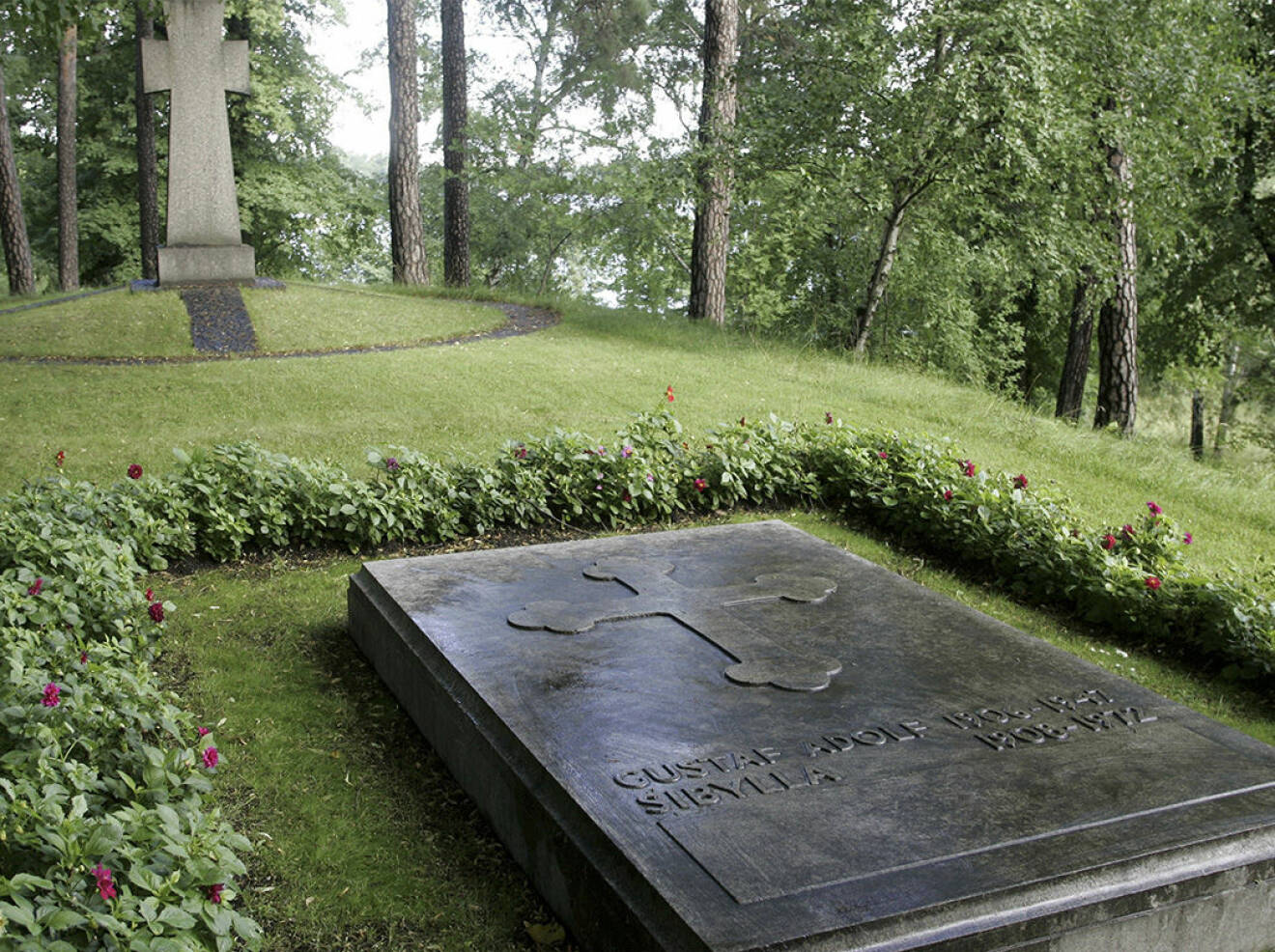 Gustaf Adolfs gravplats. 