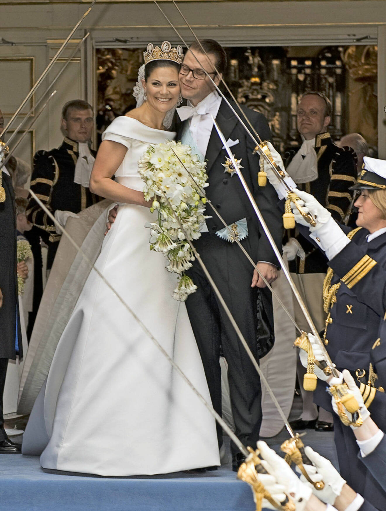Samma sak var det för prins Daniel. Under bröllopet 2010 blev Daniel Westling prins och kronprinsessans följeslagare.