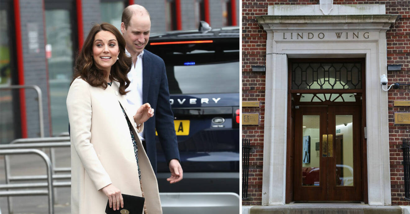 Kate och William har åkt in till St Marys sjukhus för förlossningen av deras tredje barn.