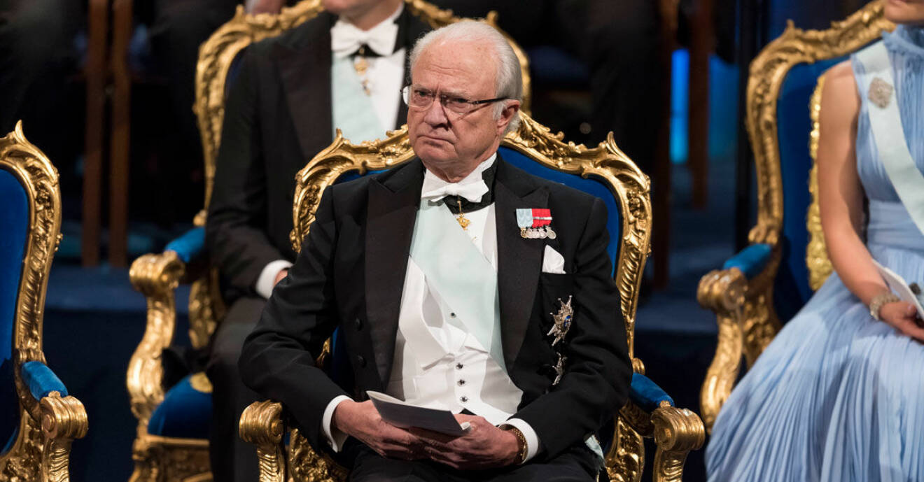 Kung Carl Gustaf nobel 2017.