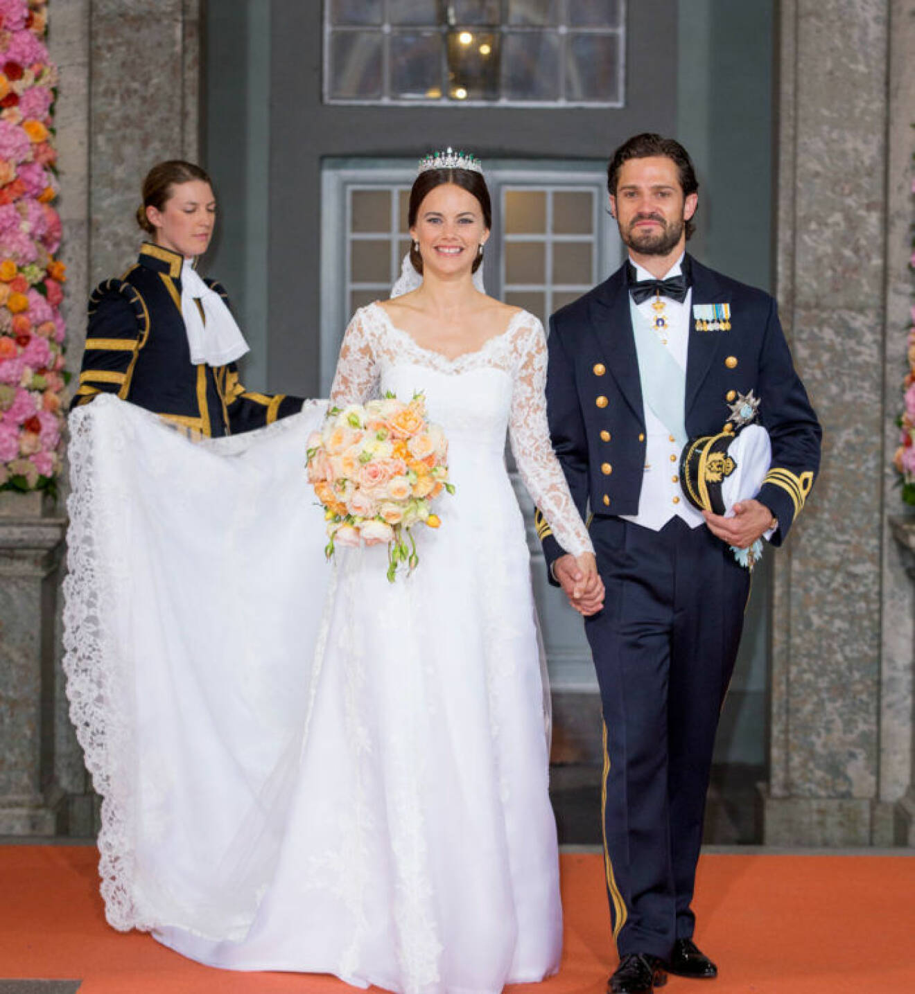 Prinsessan Sofia och Carl Philip vigdes den 13 juni 2015 i Slottskyrkan i Kungliga slottet.