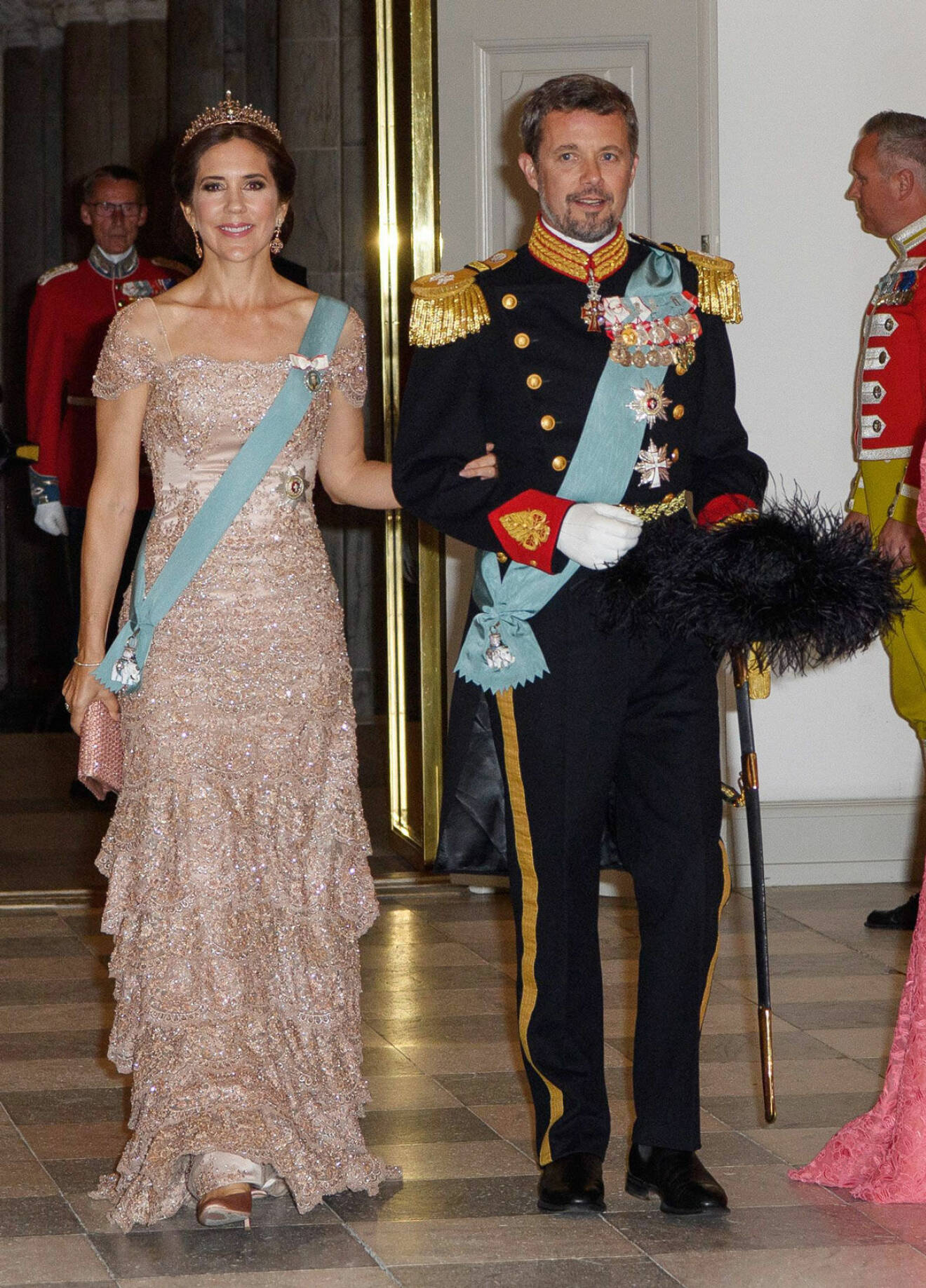 Kronprins Frederik med kronprinsessan Mary. 