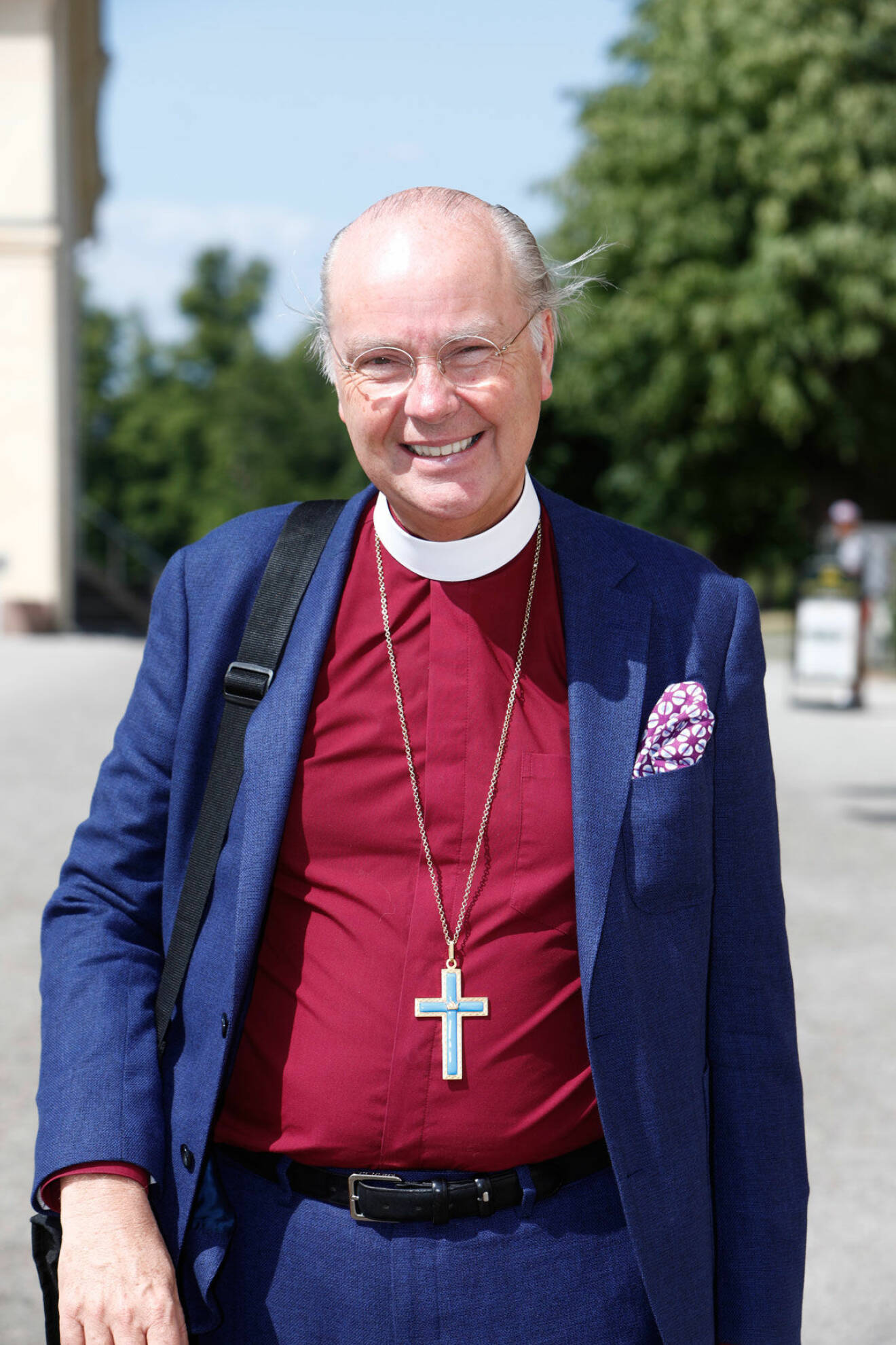 Dopprästen, överhovpredikant Johan Dalman.