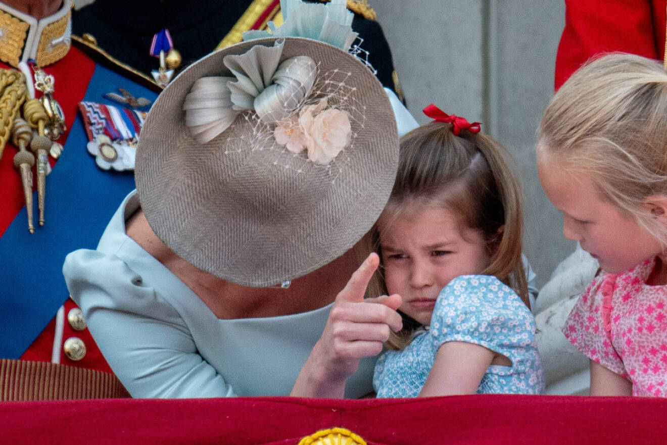 Prinsessan Charlotte på Trooping the Colour 2018.
