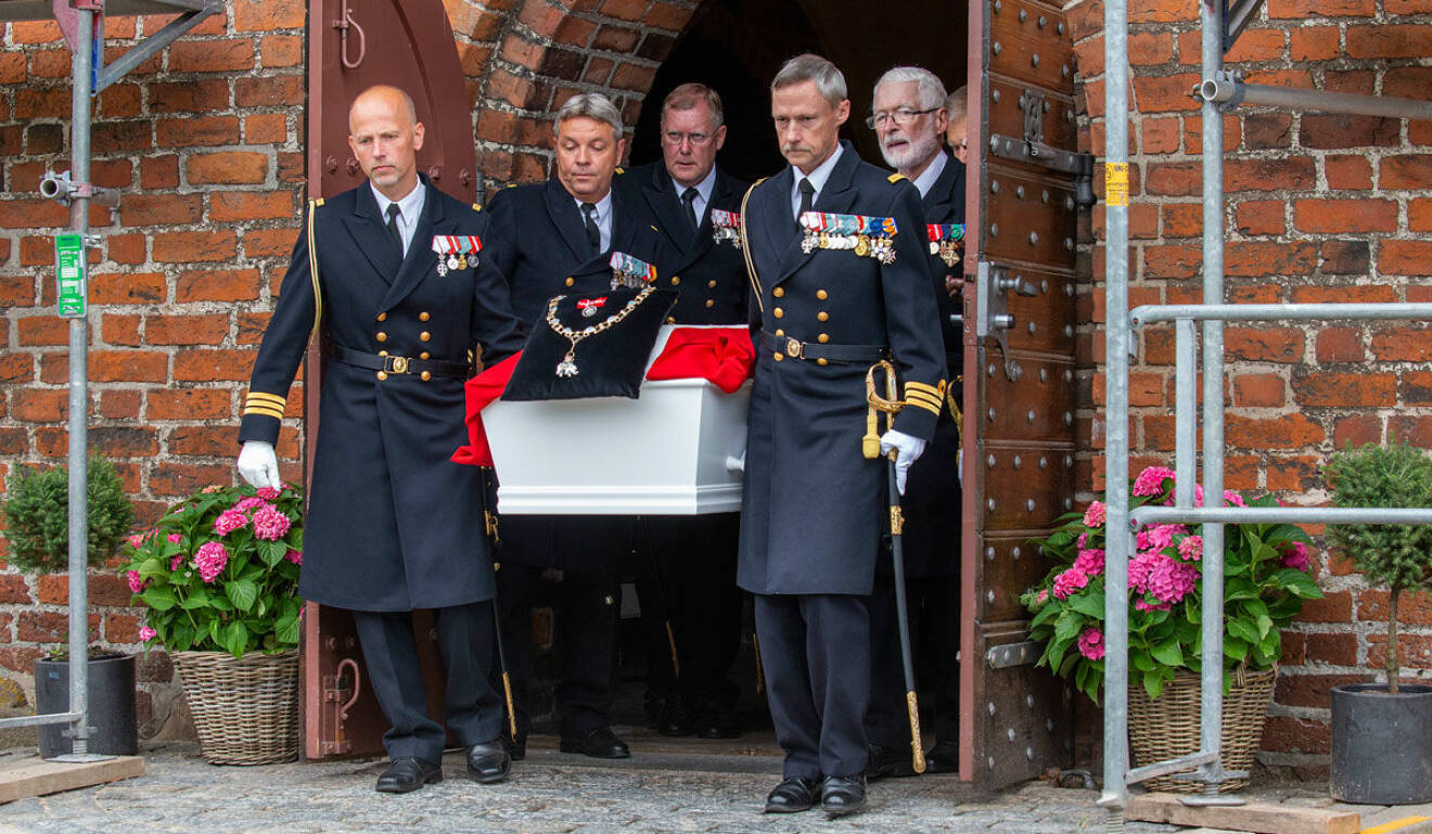 Prinsessan Elisabeth av Danmarks begravning. 