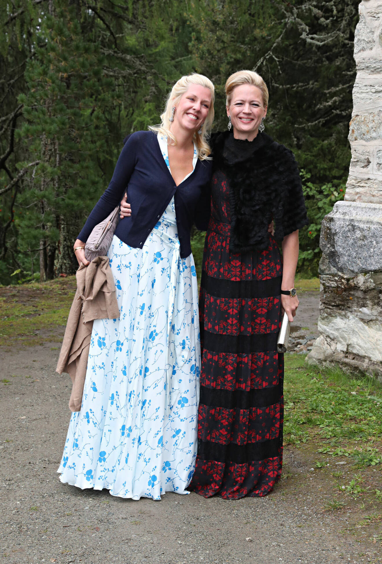 Svägerskorna prinsessan Felipa och prinsessan Anna av Bayern.