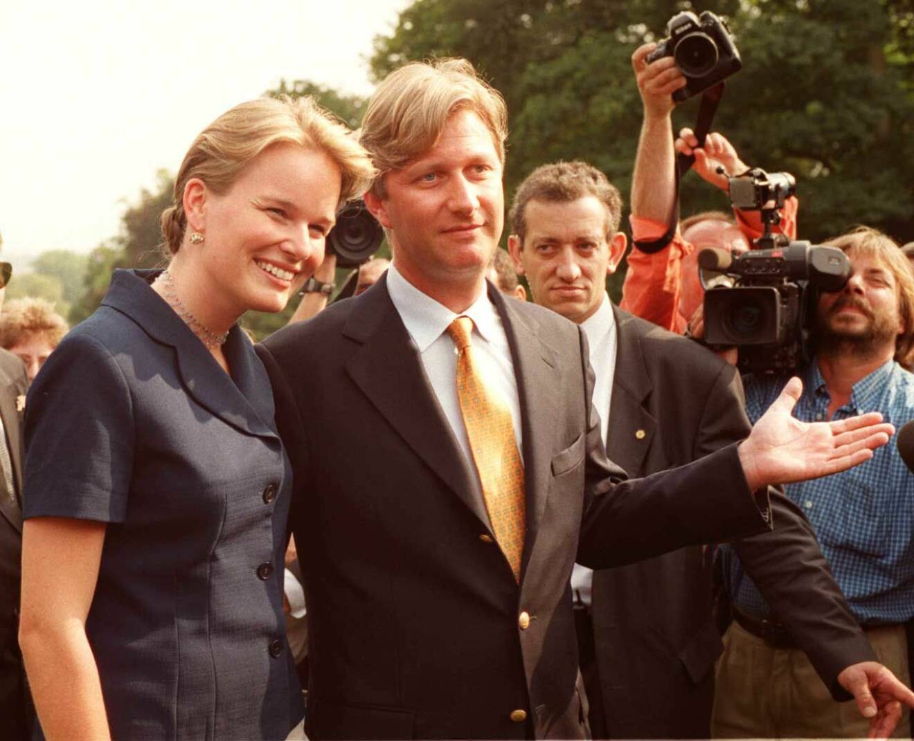 Kronprins Philippe av Belgien och ­Mathilde d’Udekem d’Acoz.
