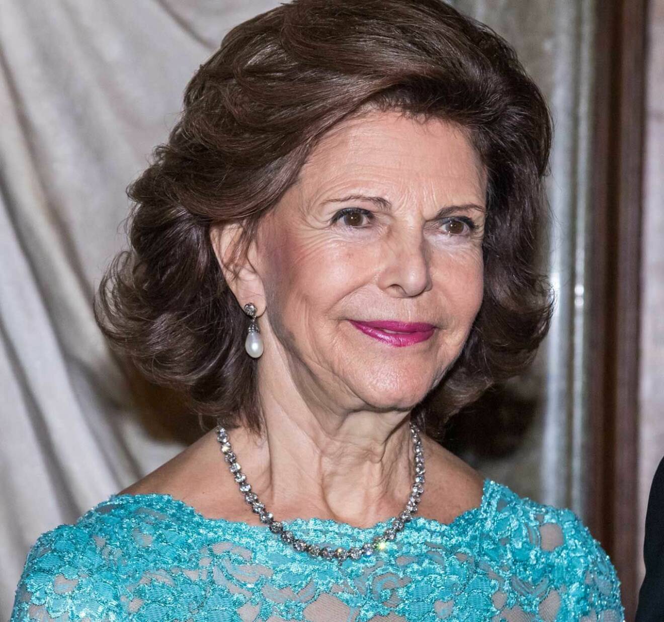 Drottning Silvia vid prisceremonin för Birgit Nilsson Prize på Kungliga Operan i Stockholm.
