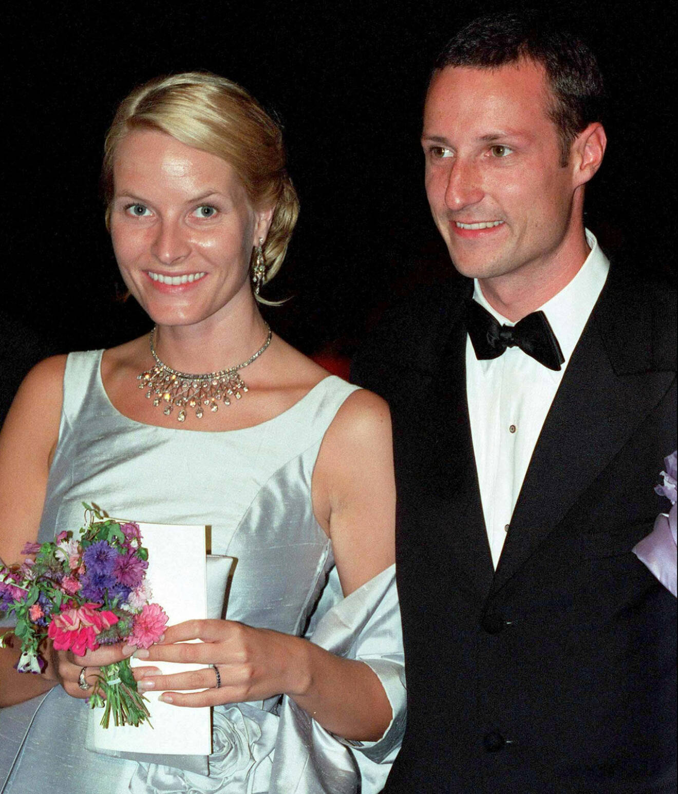Mette-Marit och Haakon 2001.