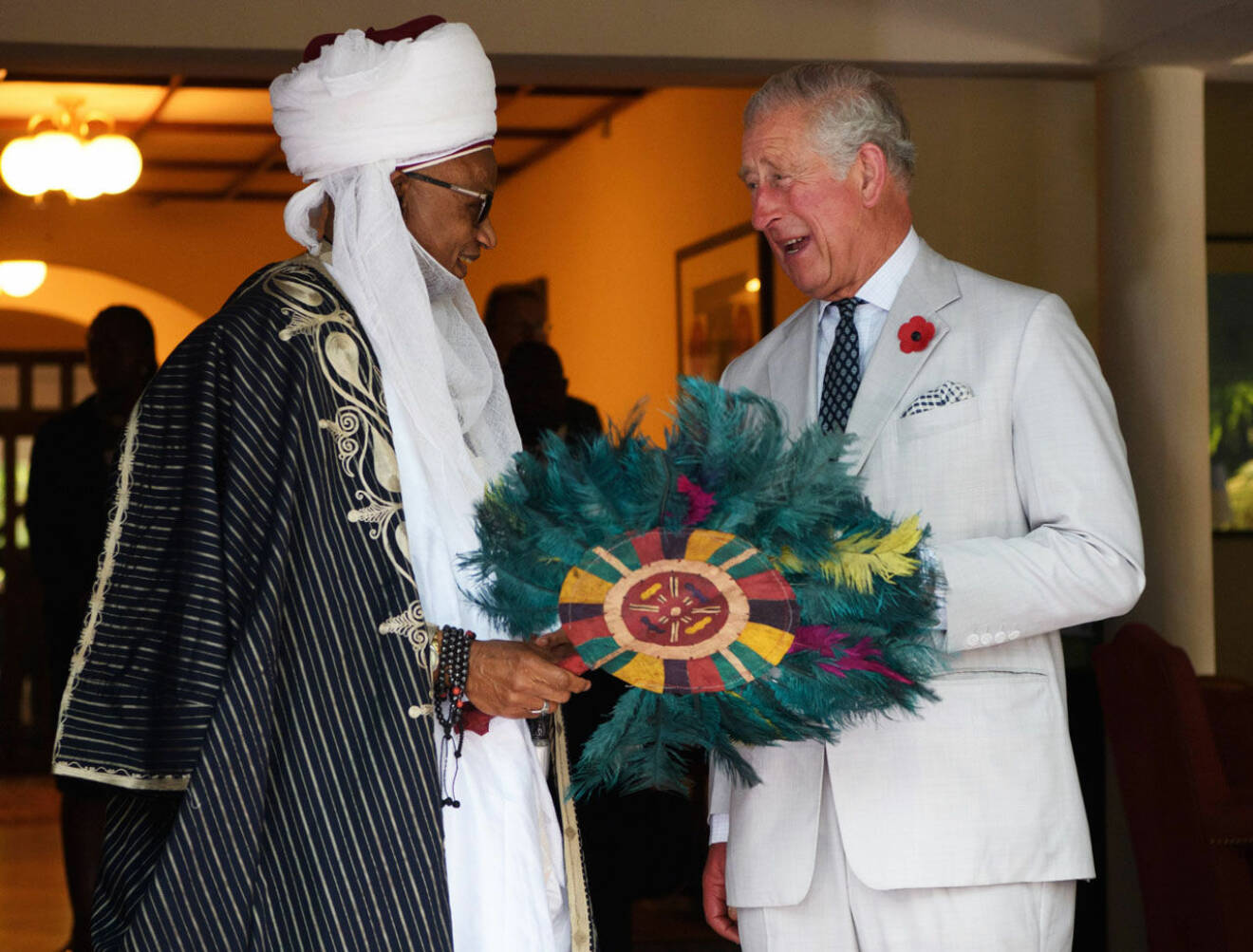 Prins Charles i Africa. 