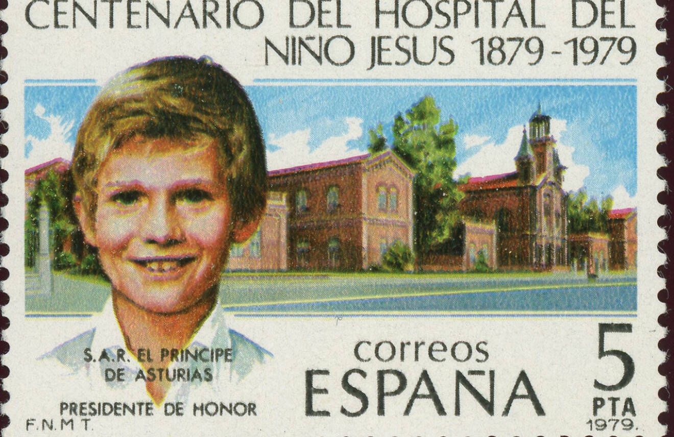 Felipe av Spanien som frimärke
