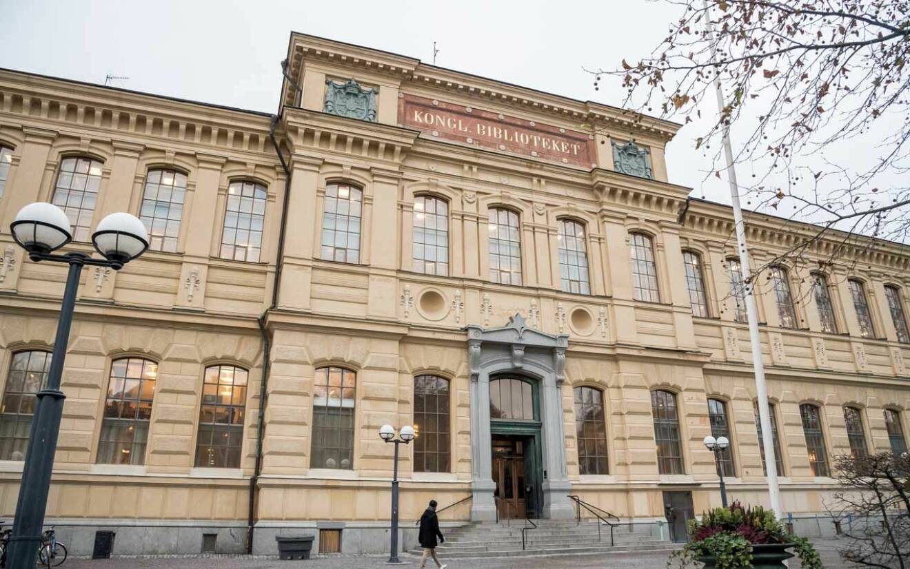 Kungliga Biblioteket har legat här vid Humlegården i Stockholm sedan 1878.