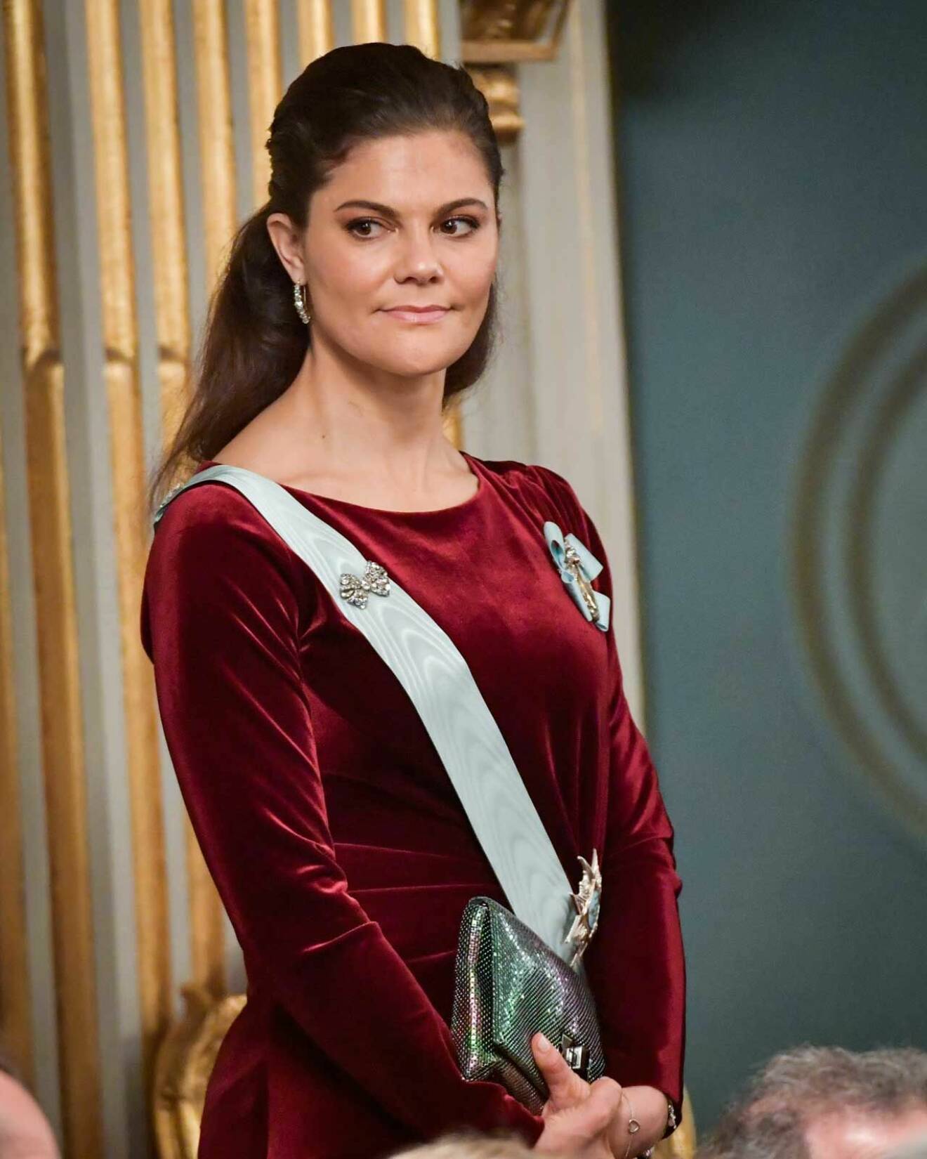 Kronprinsessan Victoria vid Svenska Akademiens högtidssammankomst 2017.