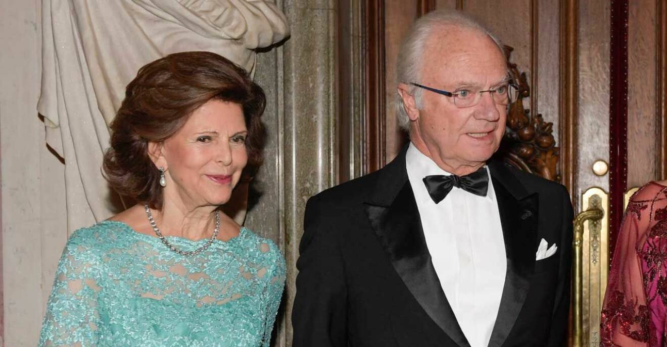 Kung Carl Gustaf och drottning Silvia. 