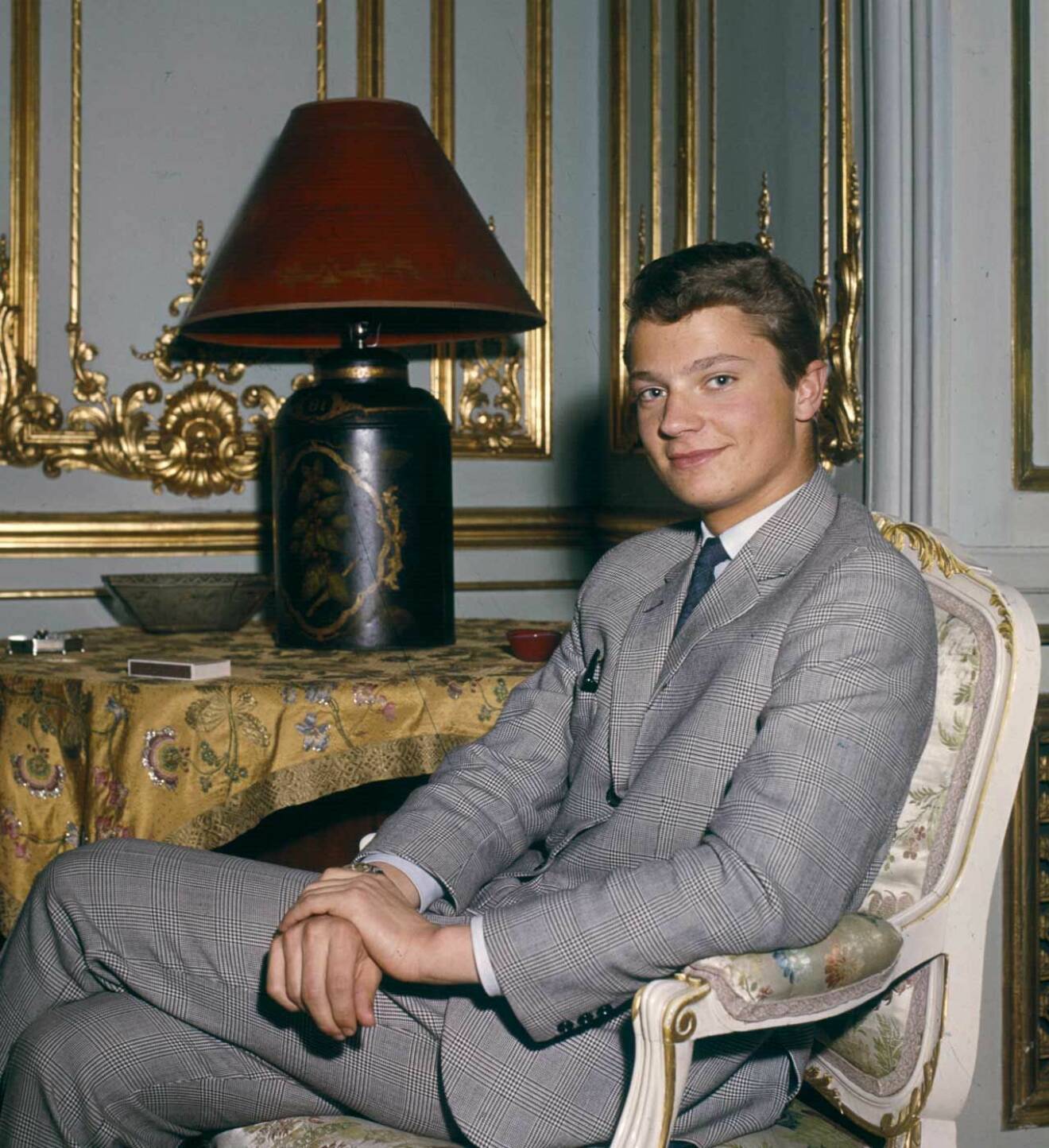 Kung Carl Gustaf, då kronprins, 1964.
