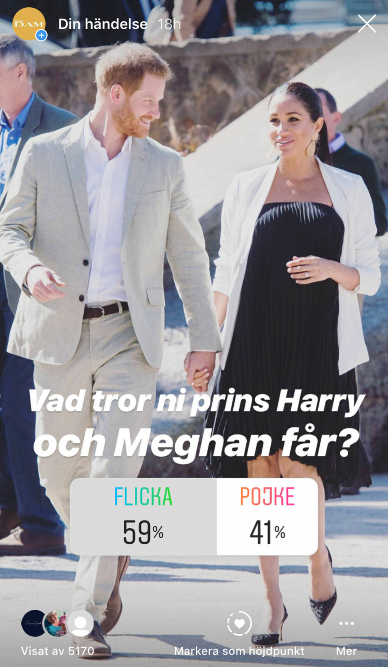 Kommer Harry och Meghan få en flicka eller pojke?