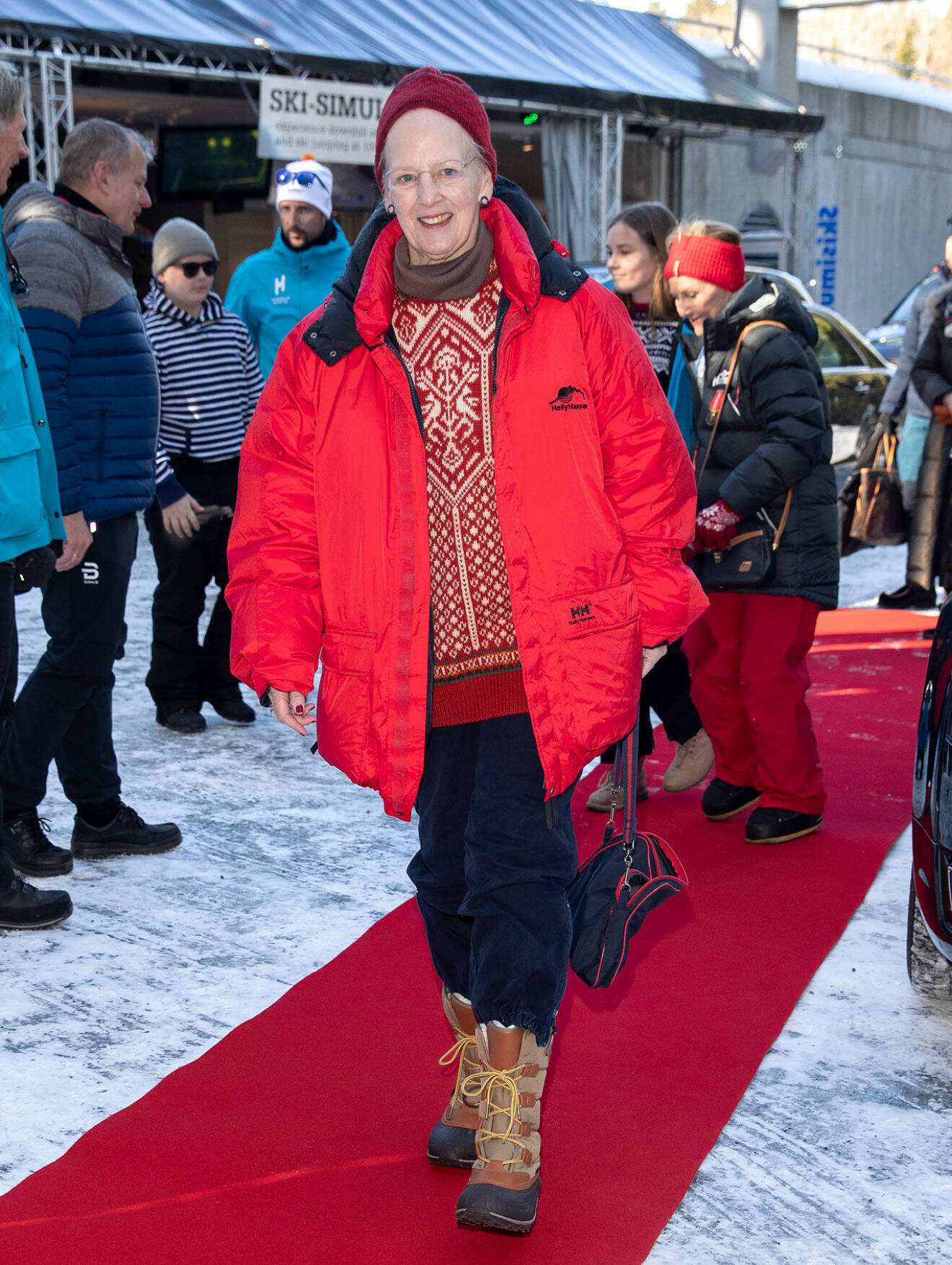 Drottning Margrethe i Norge. 