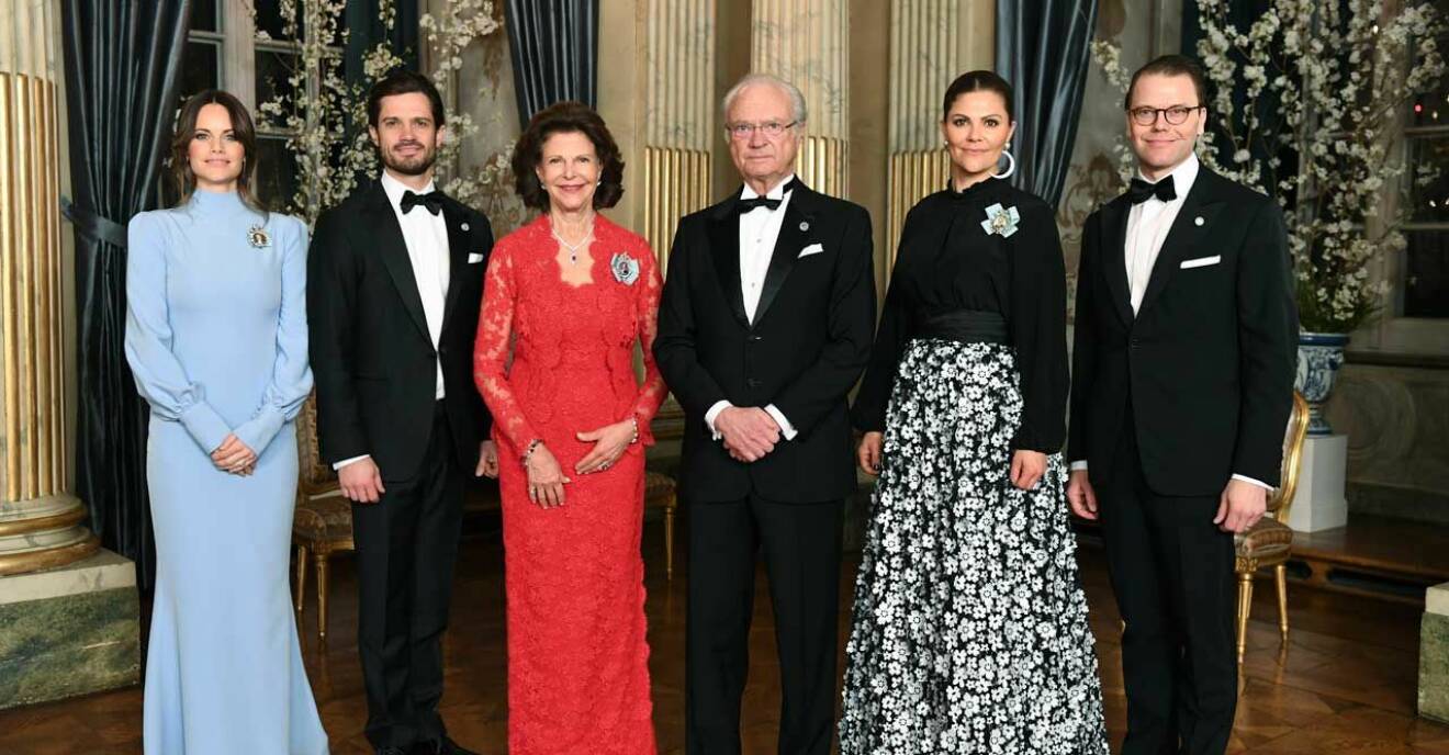 Kungafamiljen var på plats, de enda som fattades var självklart prinsessan Madeleine och Chris O'Neill. 