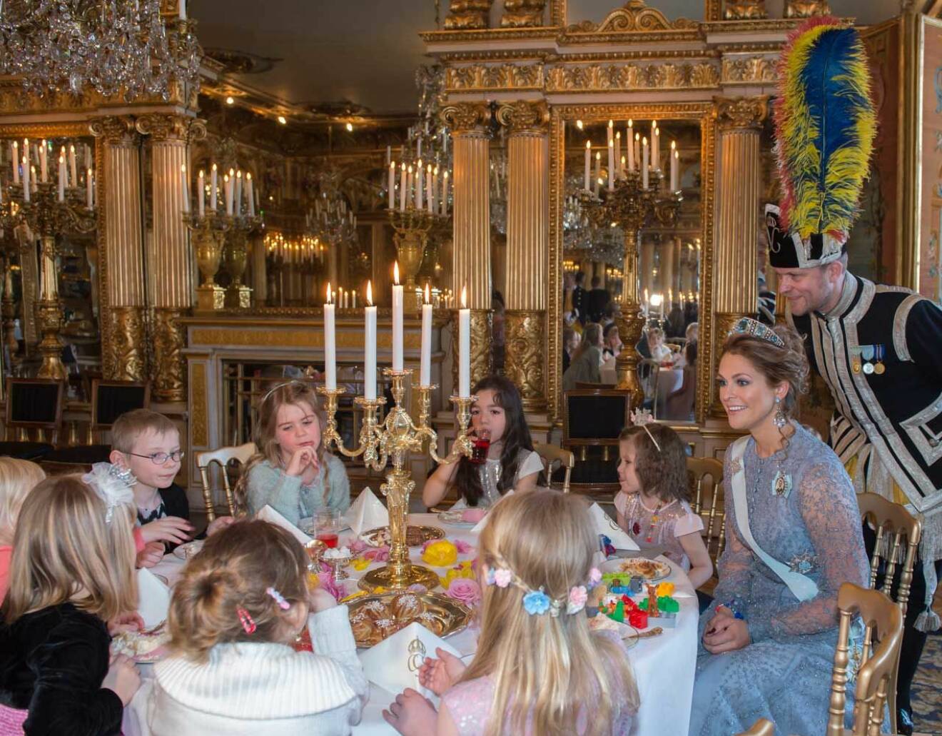 Prinsessan Madeleine bjöd 12 barn på prinsesskalas på slottet tillsammans med Min Stora Dag.