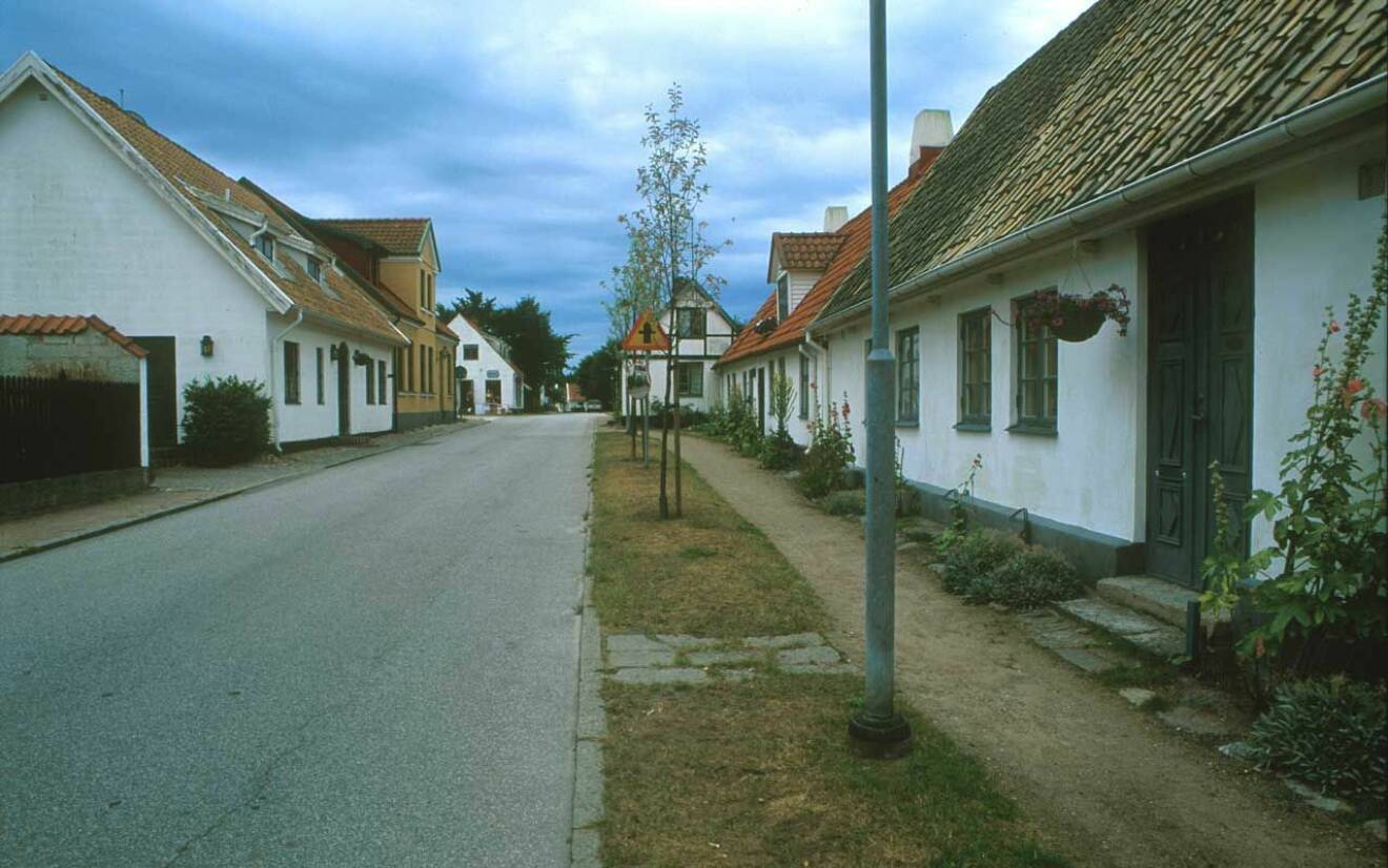 Bråket handlar om ett av husen på Storgatan i Falsterbo.