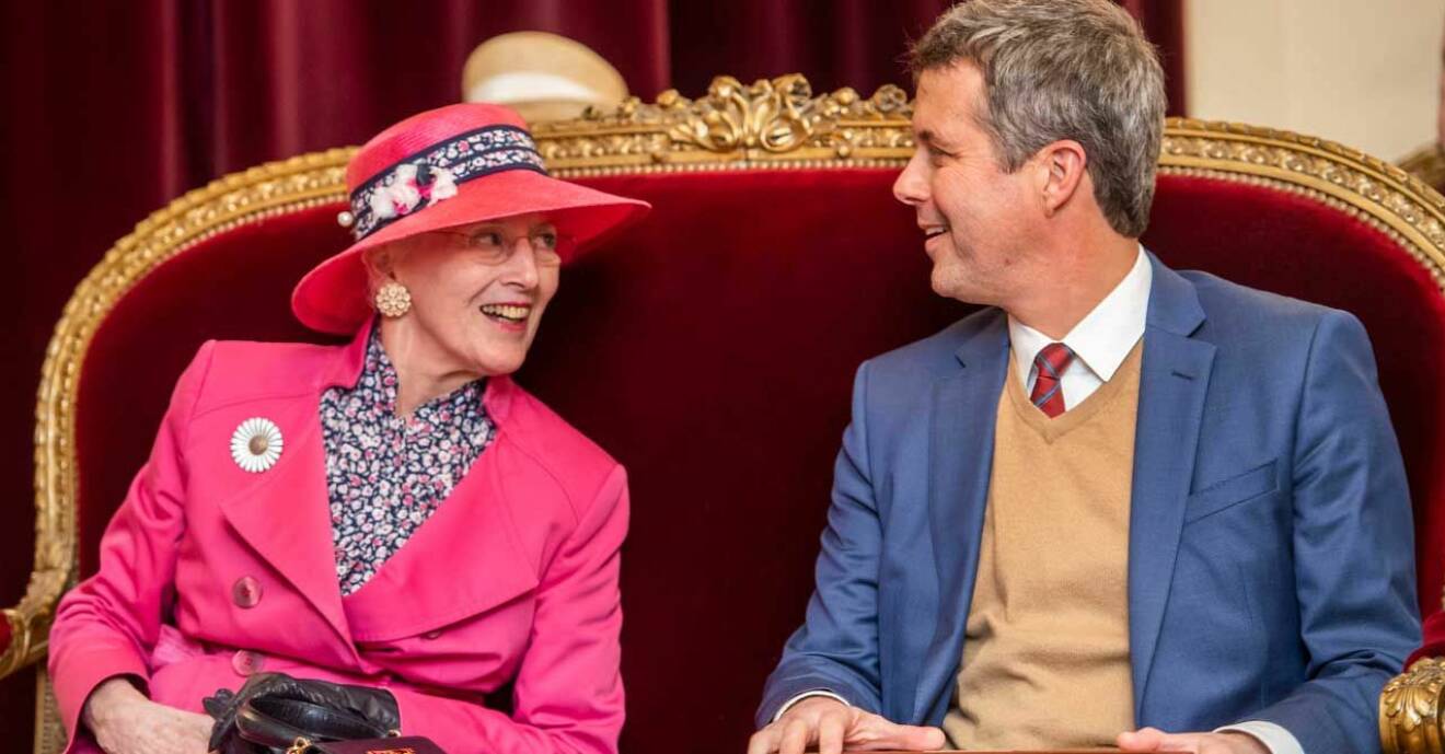 drottning Margrethe kronprins Frederik
