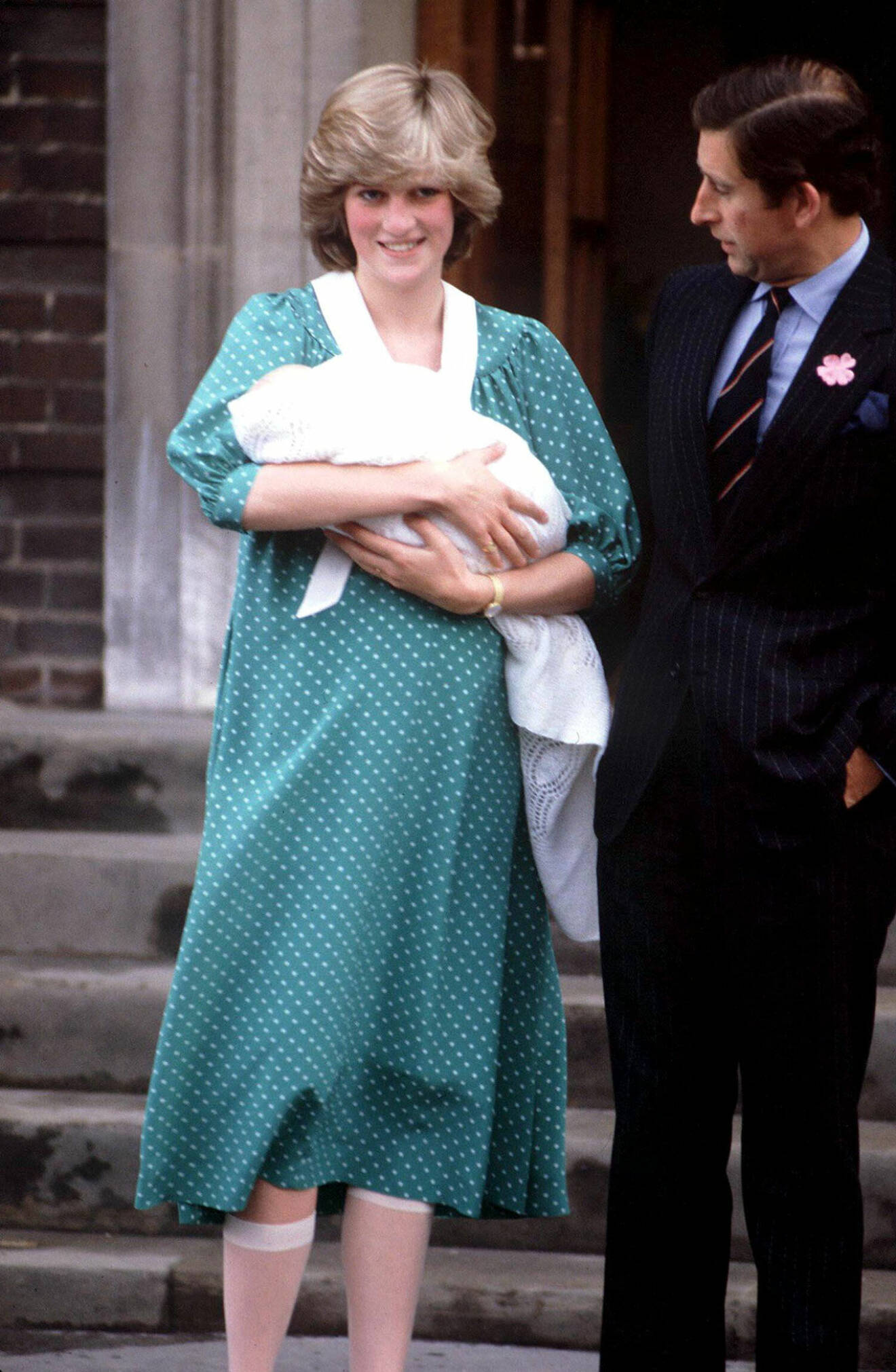 Prinsessan Diana 1982, efter Williams födelse.
