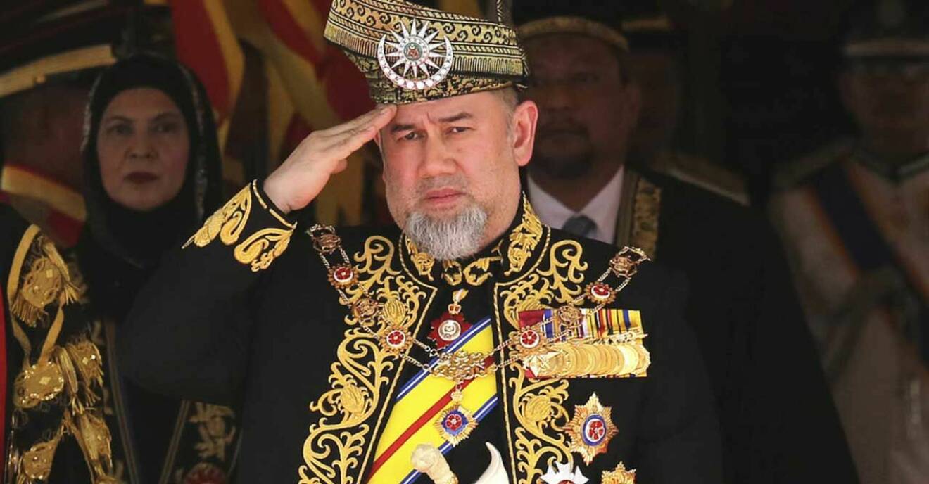 exkungen av Malaysia, kung Sultan Mohammed V