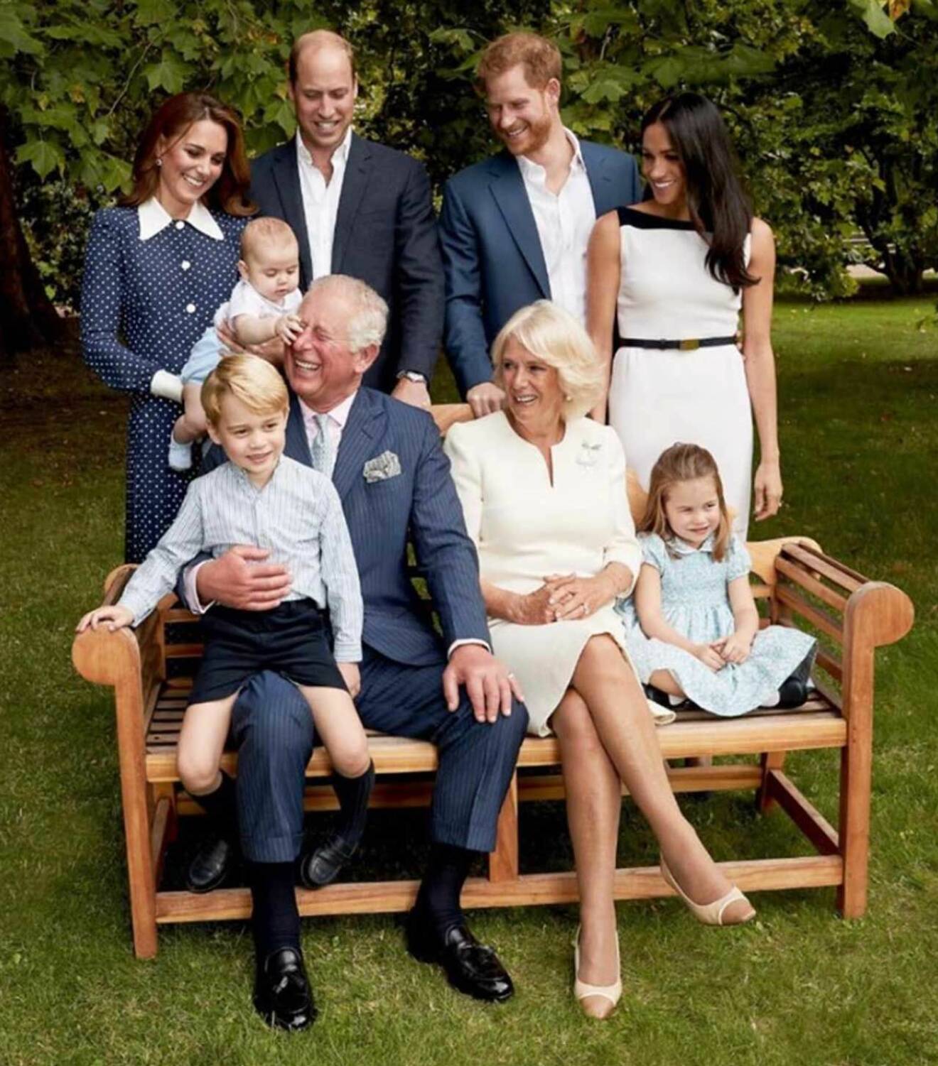 Prins Charles med familj