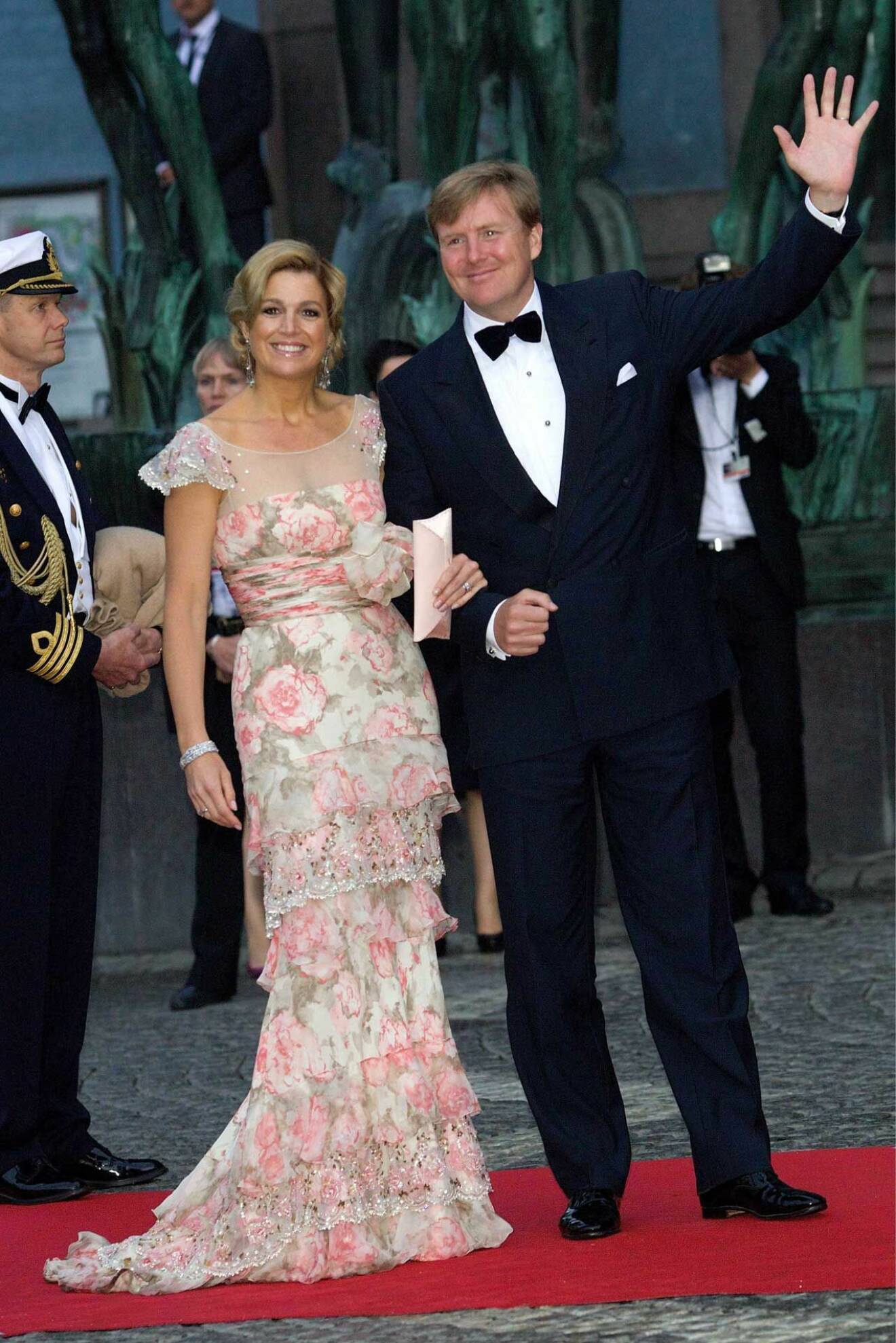 Máxima av Nederländerna på Carl Philip och Sofias bröllop 2015.