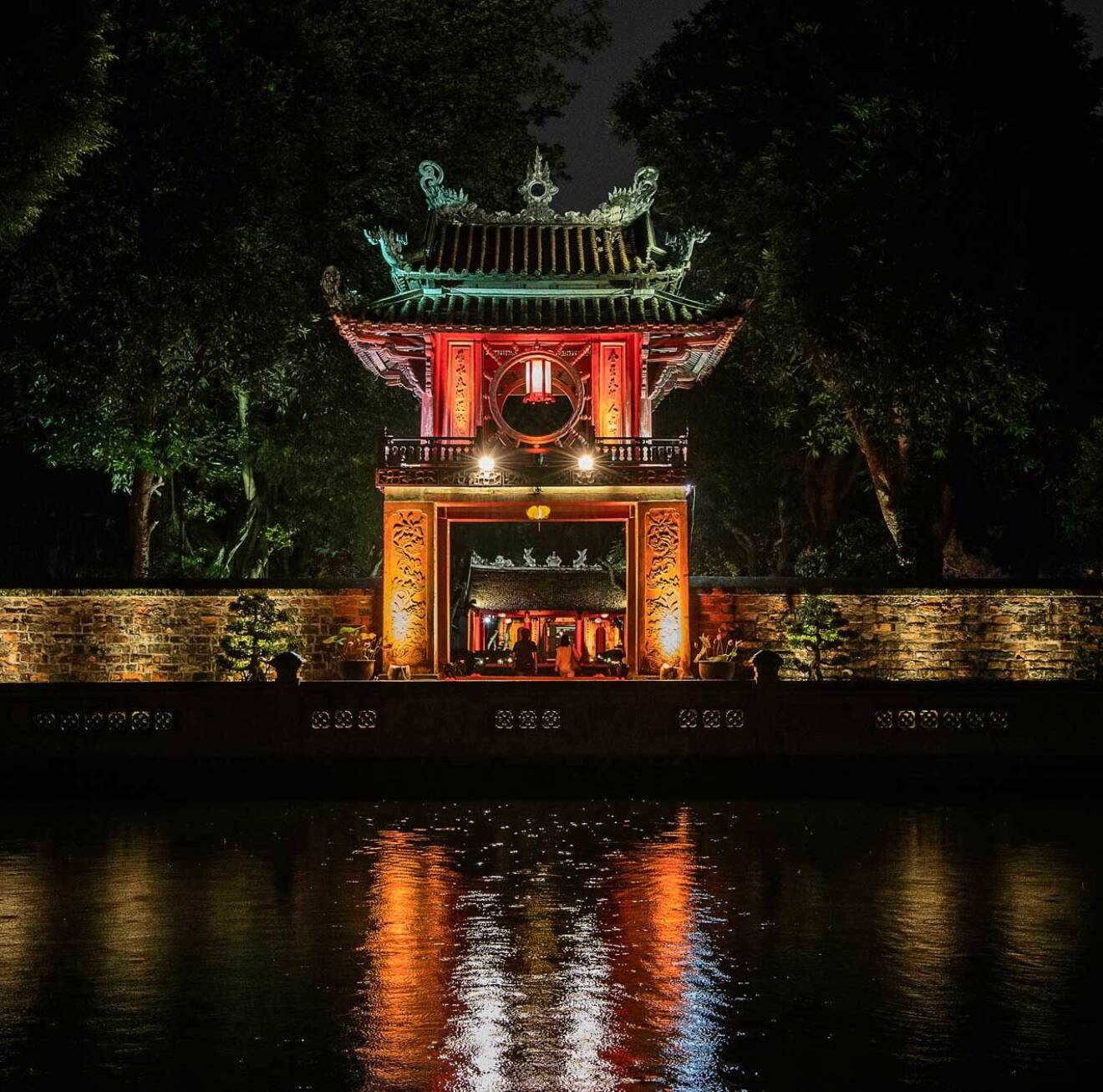 Temple of Literature i Hanoi. 