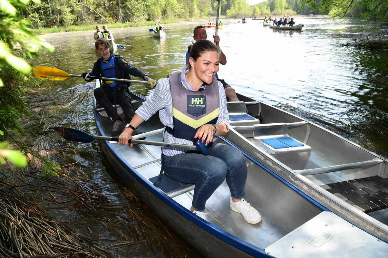 Victoria paddlar kanot
