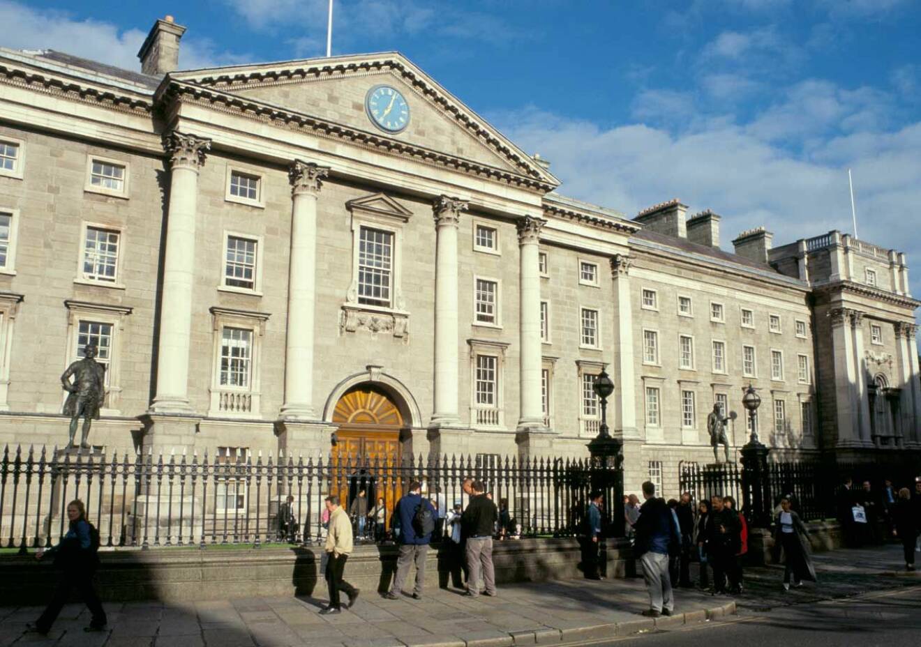 Kungaparets svarsmiddag ägde rum i The Dining Hall på Trinity College i Dublin. 
