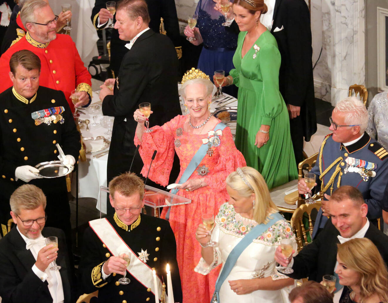 Kronprins Frederiks 50-årsfest 2018. Då fanns kungen, drottning Silvia, kronprinsessan Victoria och prins Daniel bland gästerna.
