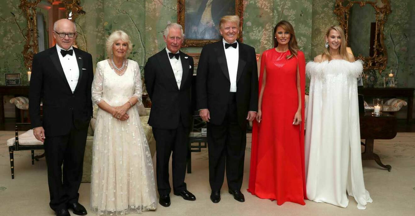 Camilla och Charles hos Trump