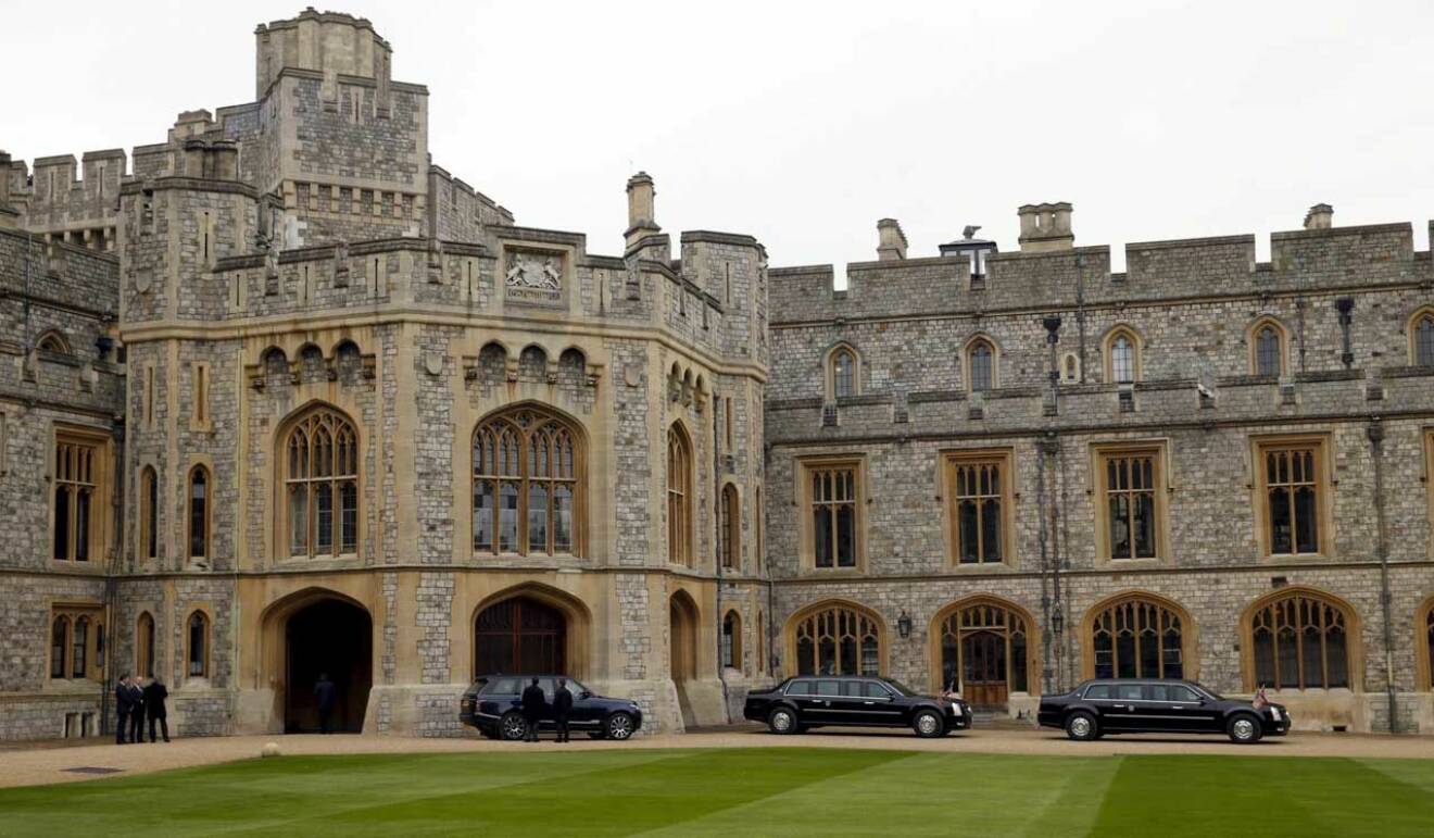 Här på Windsor Castle är den privata delen som prins Philip bor i.