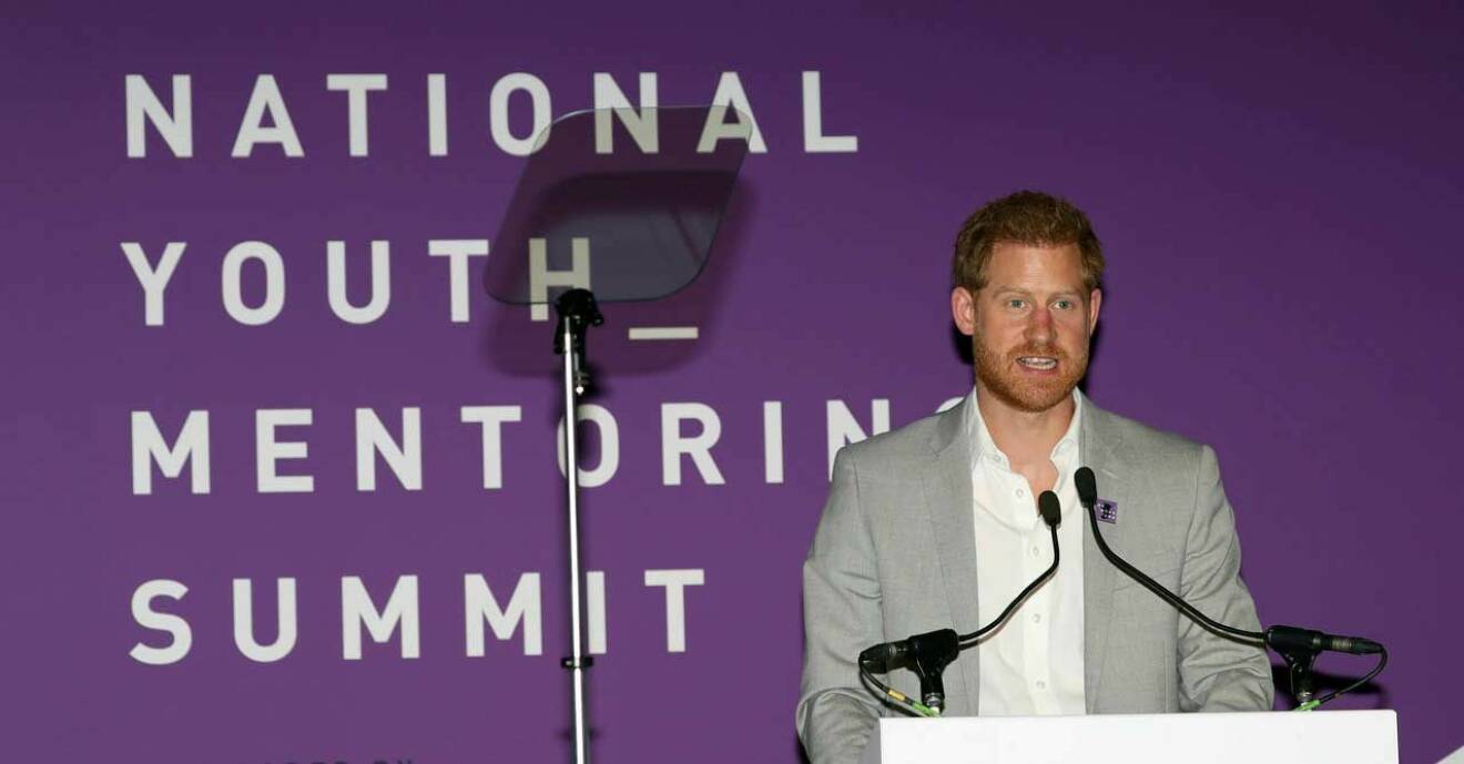 Prins Harry på The National Youth Mentoring Summit, juli 2019.