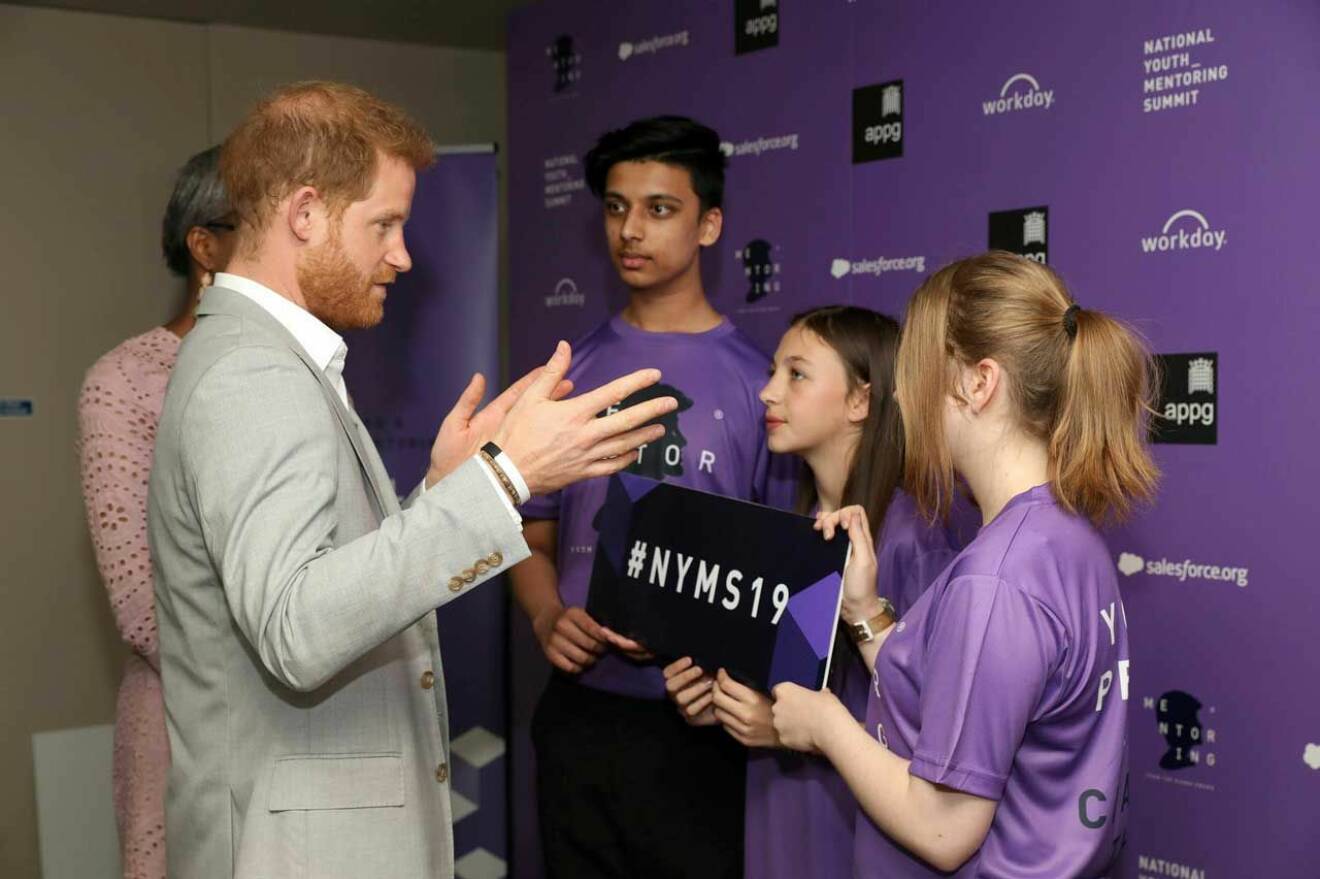 Prins Harry på The National Youth Mentoring Summit, juli 2019. 