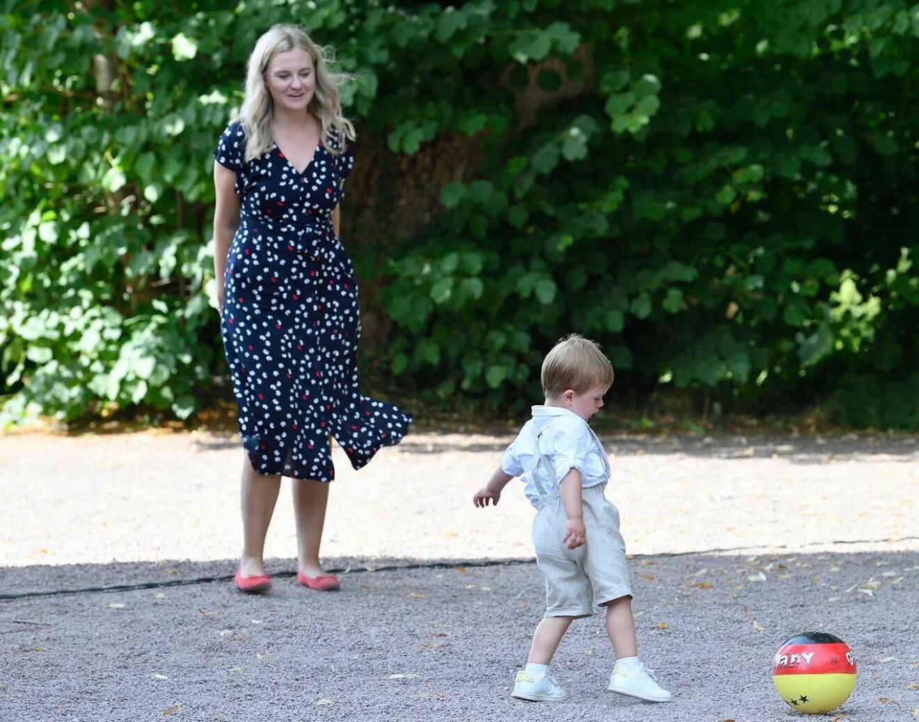 Nanny Philippa och prins Oscar 2018