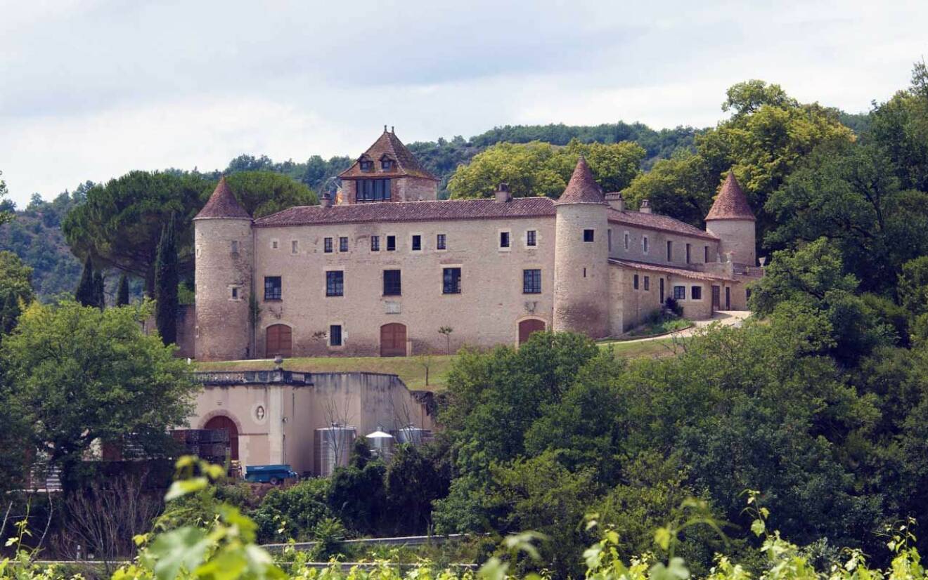 Danska kungafamiljens slott Chateau de Cayx i sydvästra Frankrike.
