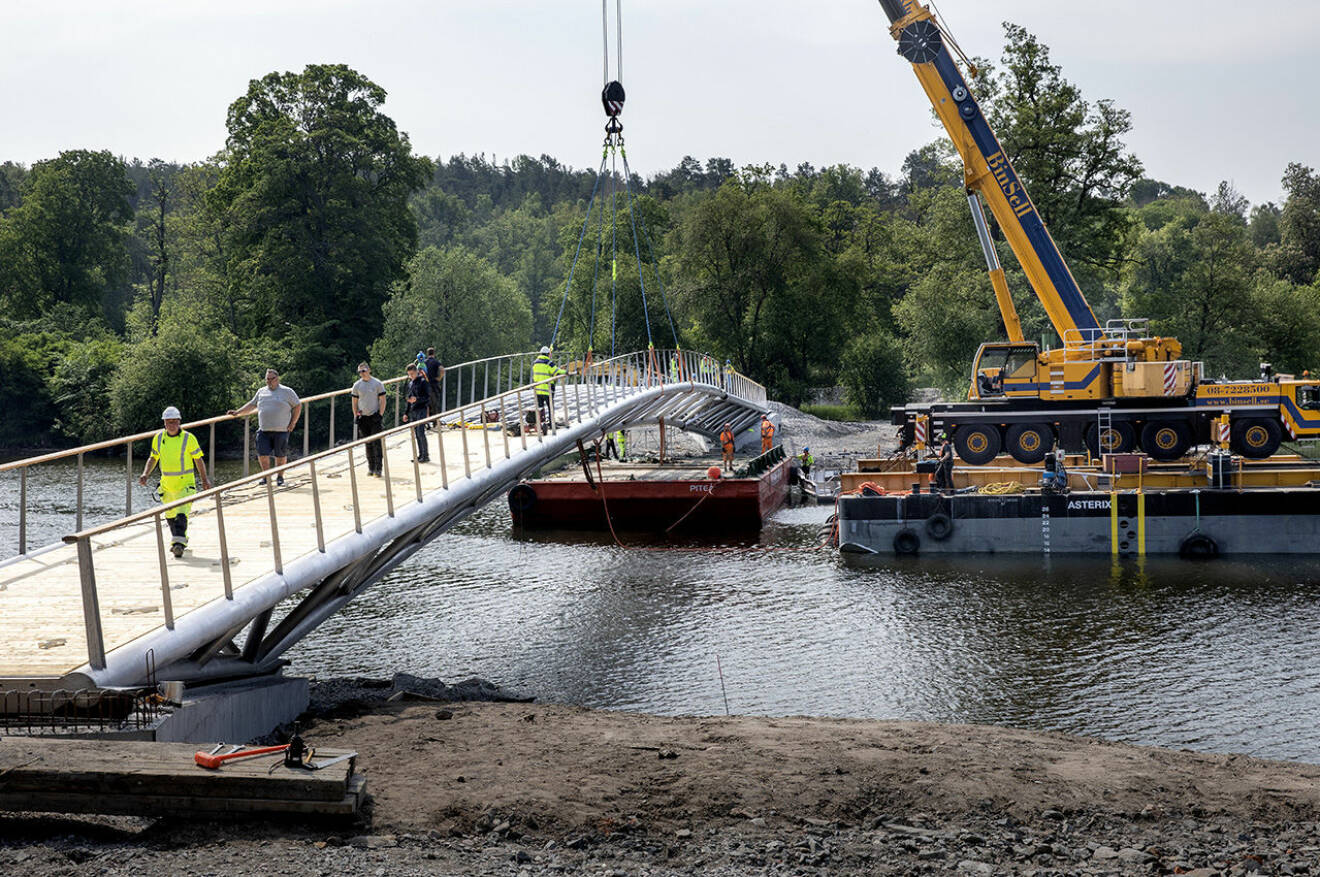 Den nya bron kommer invigas den 17 september.