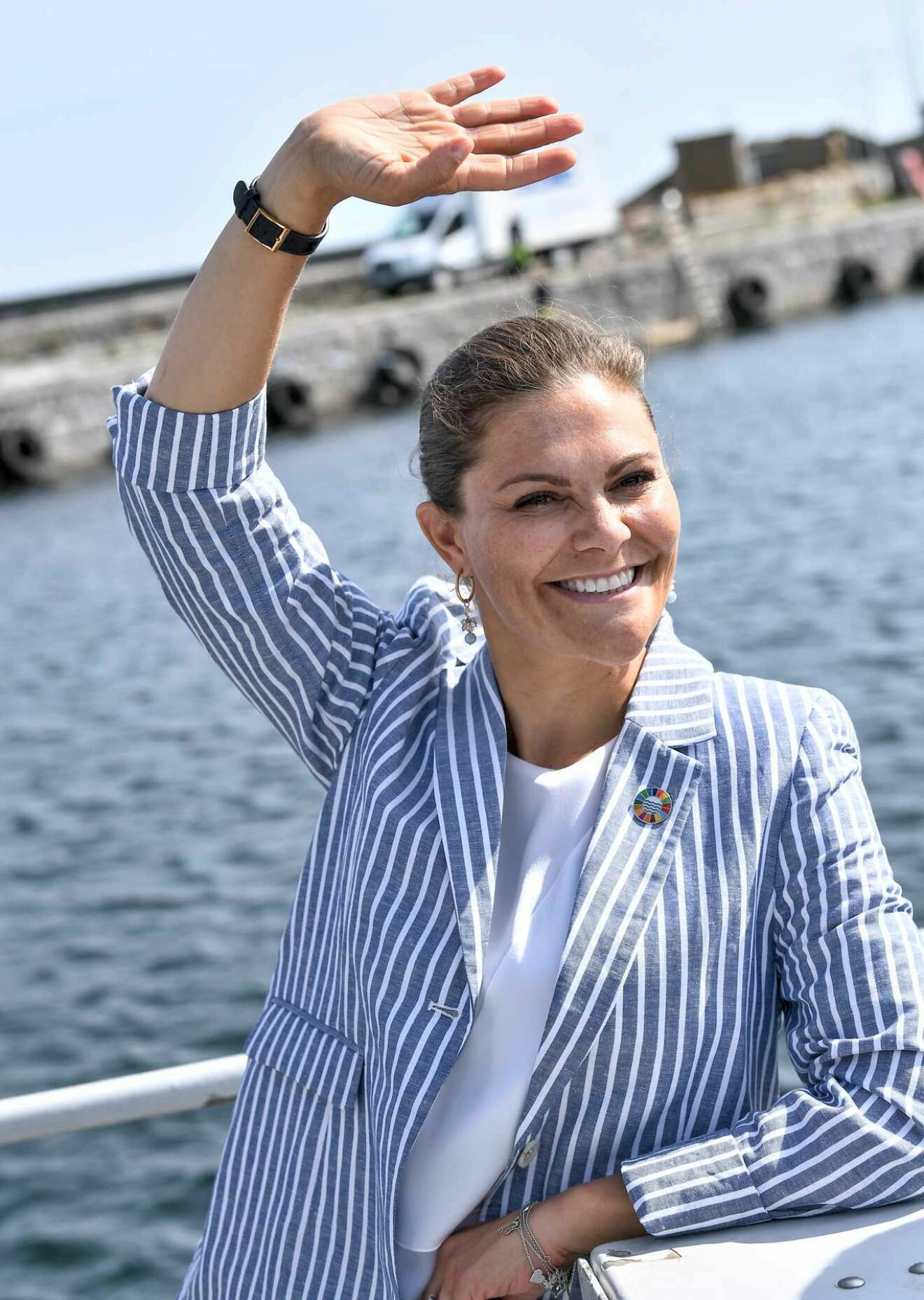 Kronprinsessan Victoria besöker Havs- och Vattenmyndigheten i Skåne.