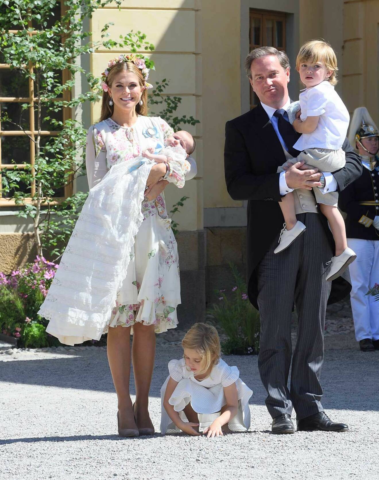 Prinsessan Madeleine, Chris O'Neill, prinsessan Leonore, prins Nicolas, prinsessan Adrienne