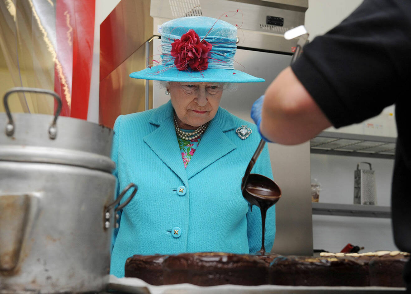 Choklad gillar drottning Elizabeth