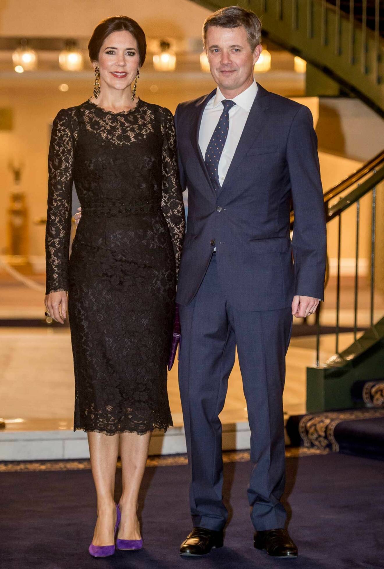 Danska kronprinsparet Mary och Frederik.