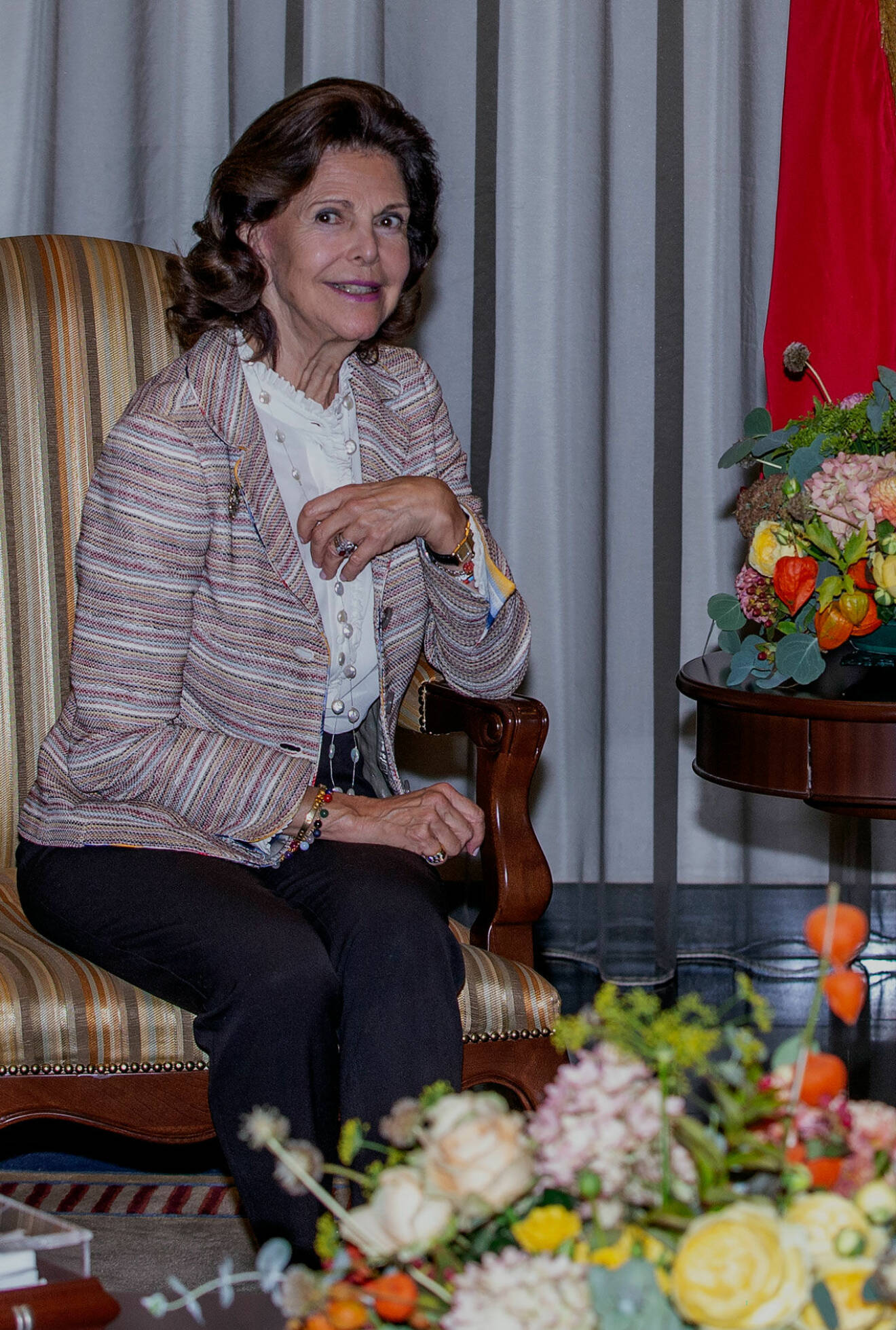 Drottning Silvia i Beirut.
