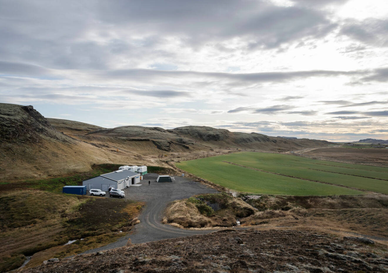 Flúðir på den södra delen av Island.