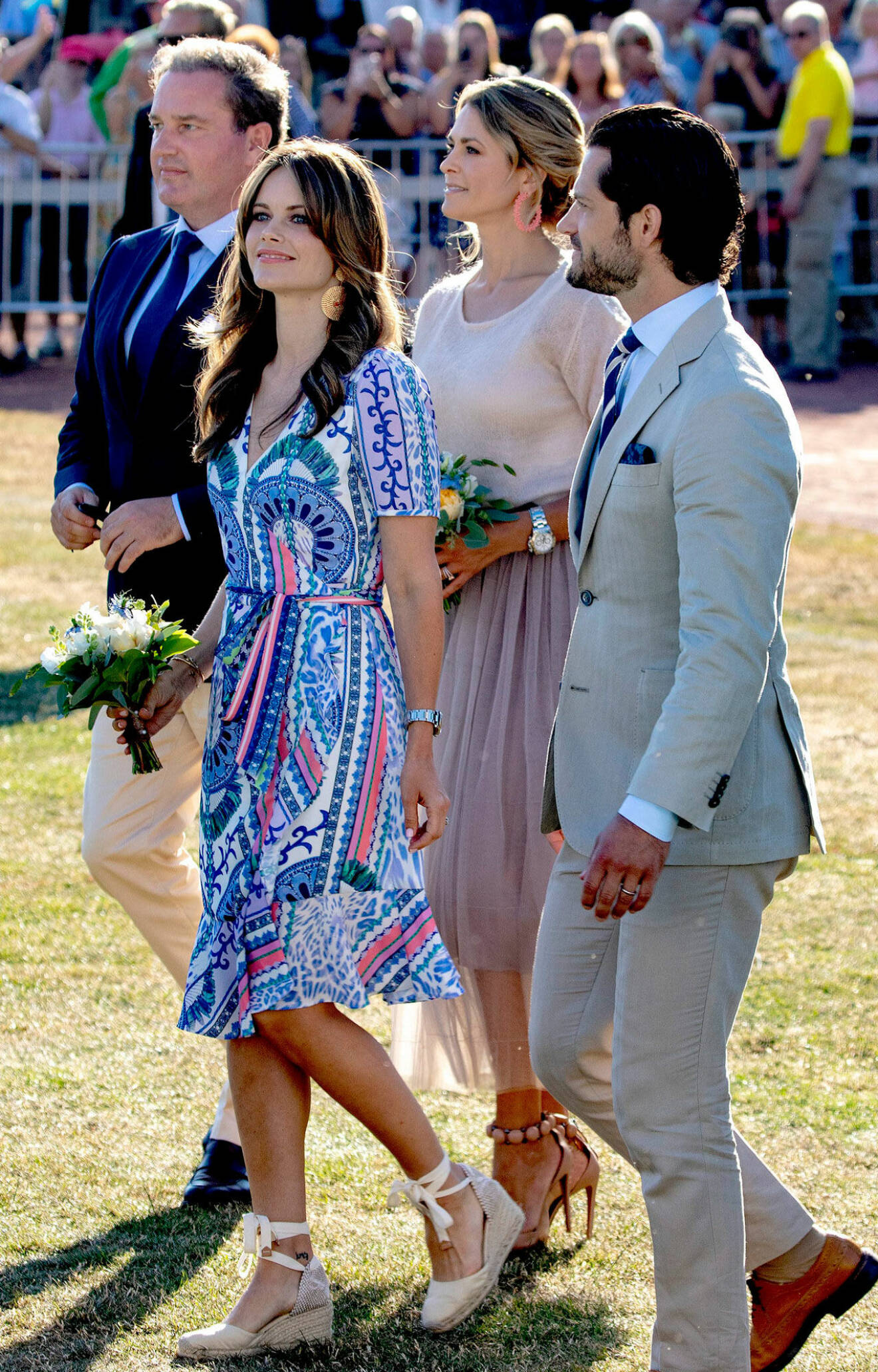 Prinsessan Madeleine och Chris O'Neill med prins Carl Philip och prinsessan Sofia.