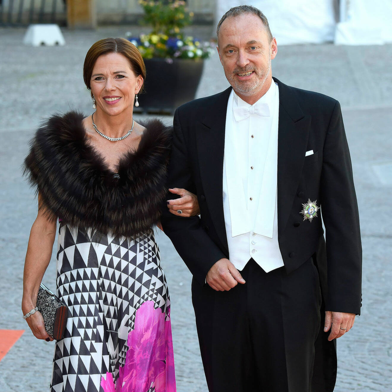 Prinsessan Birgittas son prins Hubertus med sin fru prinsessan Ute.